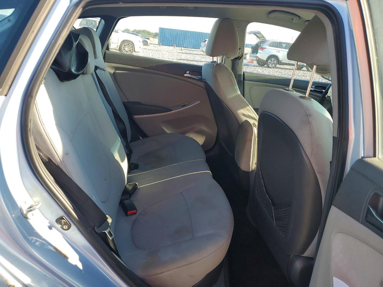 2012 Hyundai Accent Se Blue vin: KMHCU5AE7CU040982