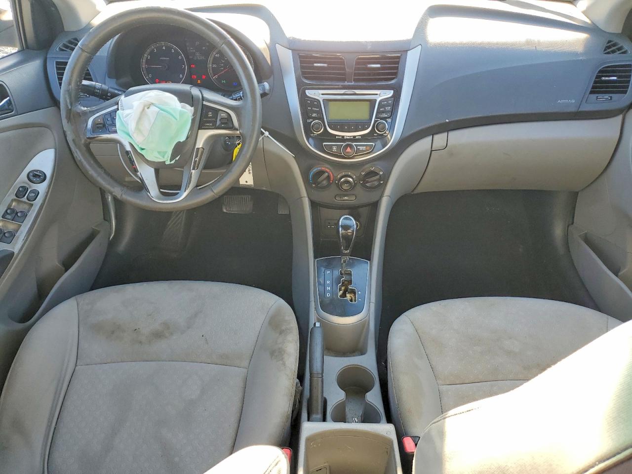 2012 Hyundai Accent Se Blue vin: KMHCU5AE7CU040982