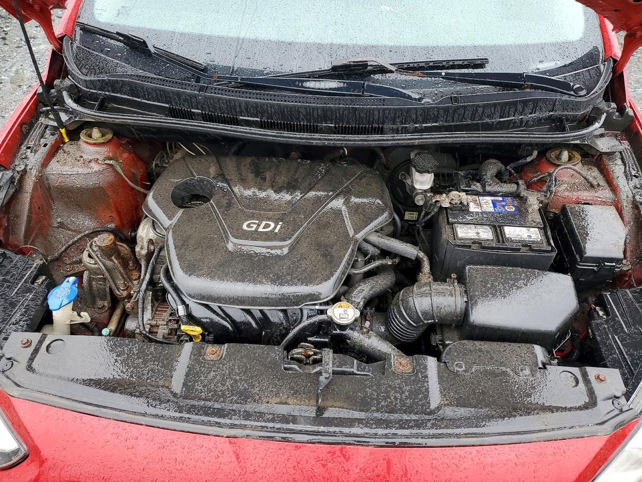 2012 Hyundai Accent Se Red vin: KMHCU5AE7CU053361