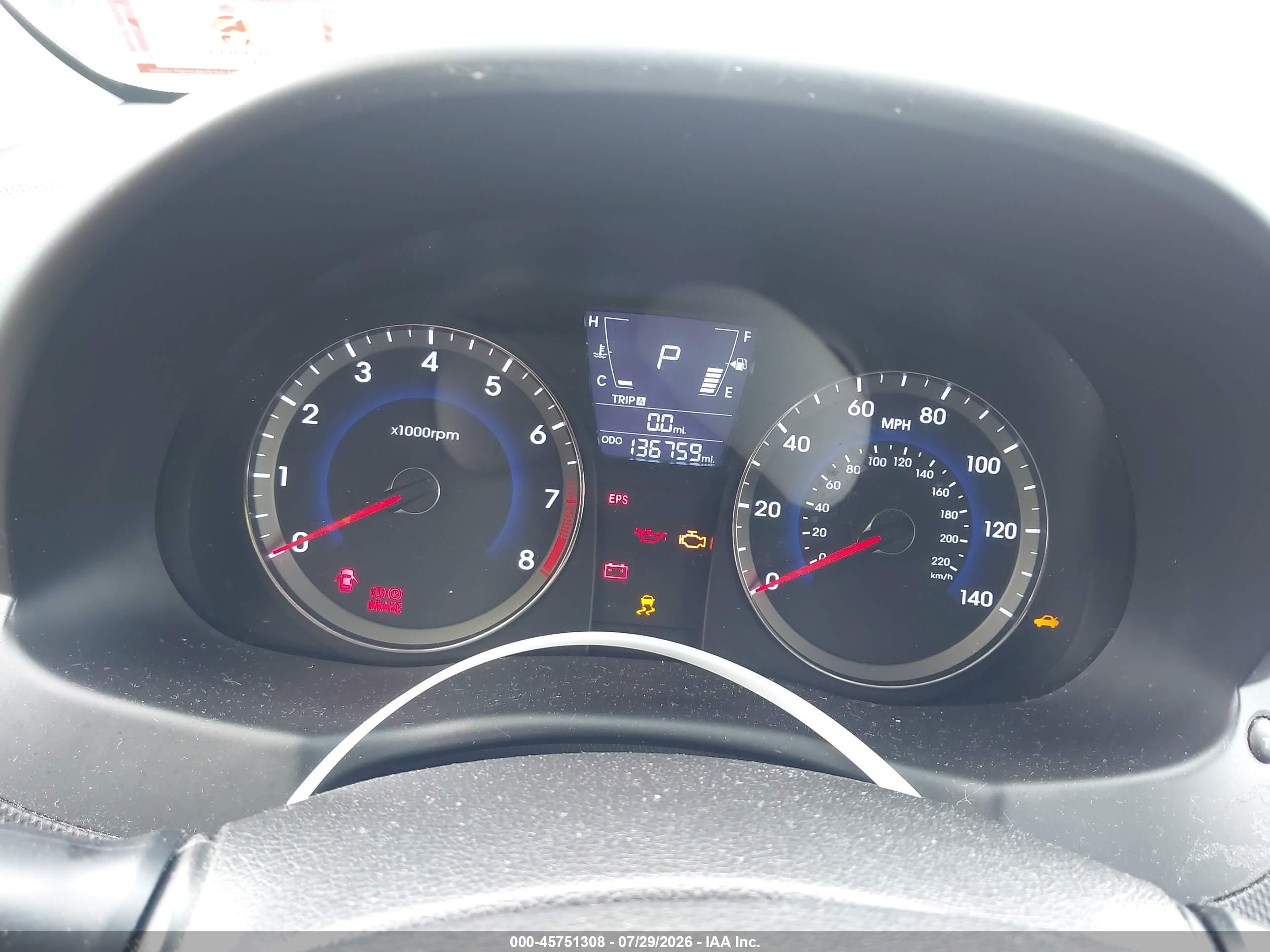 2012 Hyundai Accent Se Gray vin: KMHCU5AE7CU054932