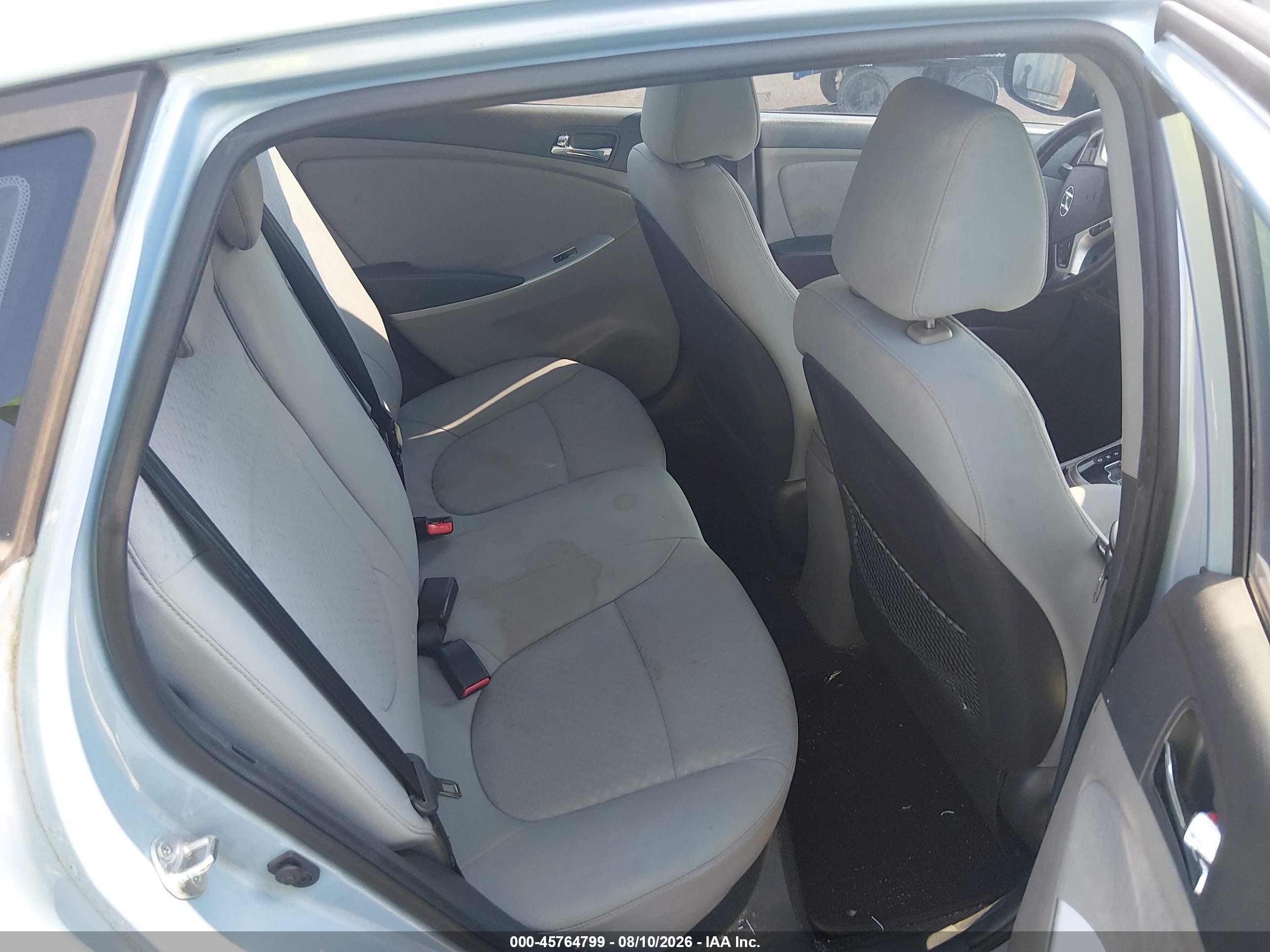 2013 Hyundai Accent Se Blue vin: KMHCU5AE7DU118050