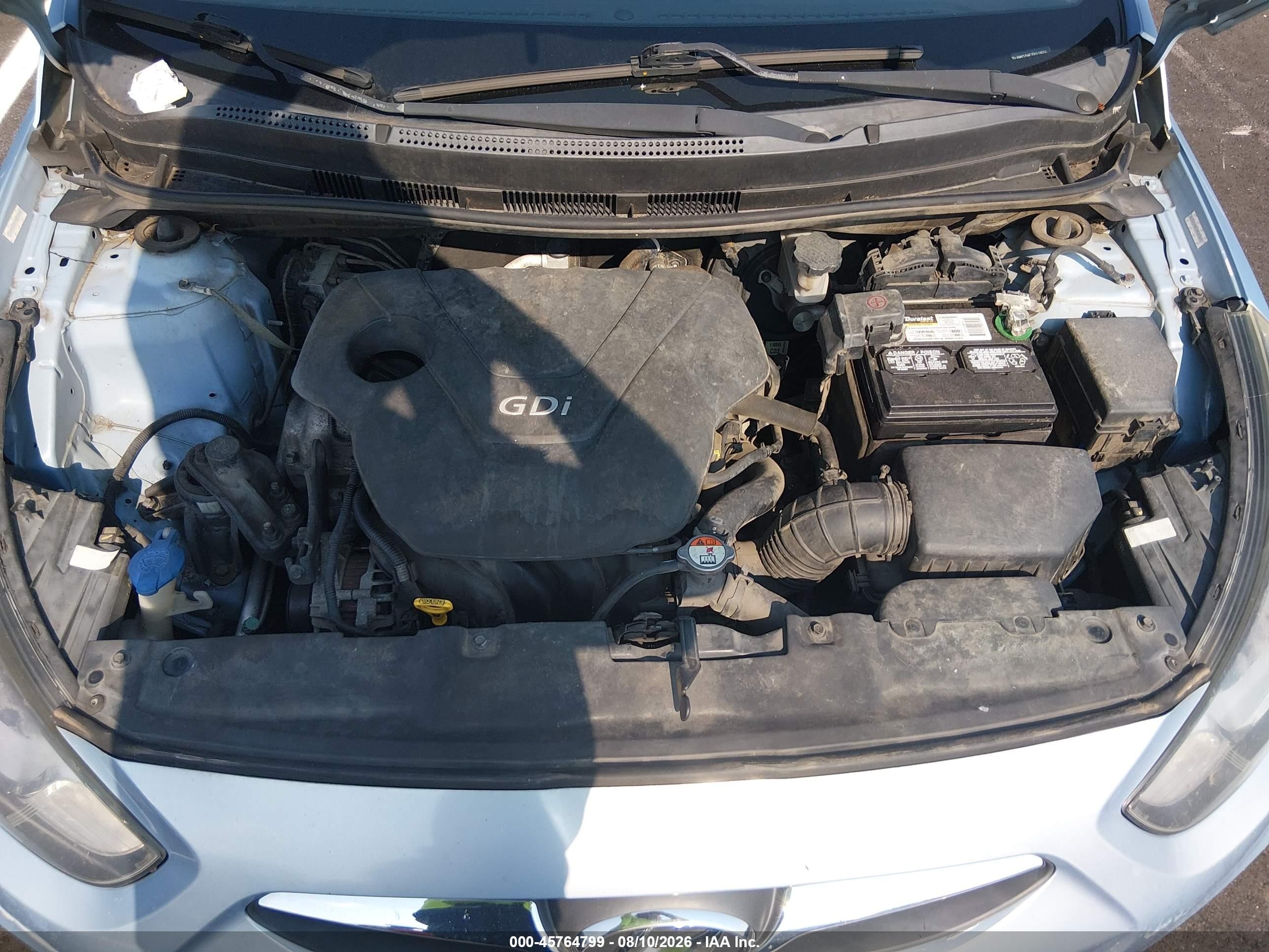 2013 Hyundai Accent Se Blue vin: KMHCU5AE7DU118050