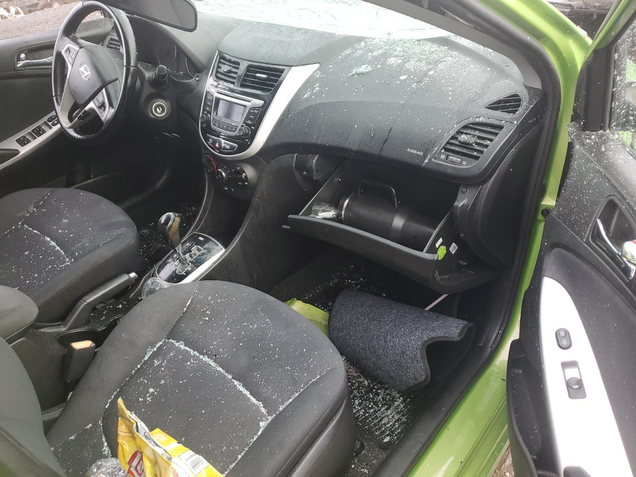 2014 Hyundai Accent Gls Green vin: KMHCU5AE7EU178251