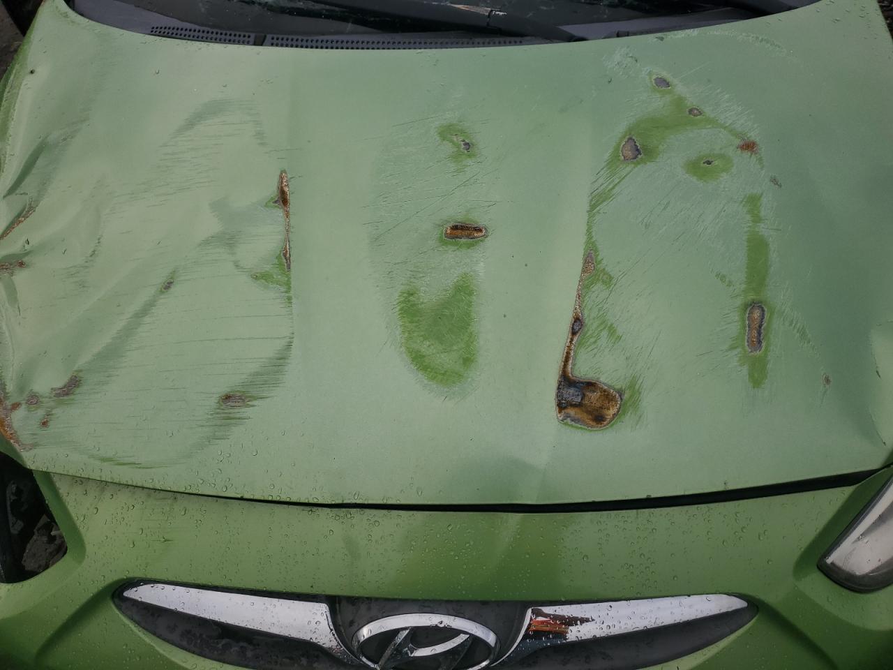 2014 Hyundai Accent Gls Green vin: KMHCU5AE7EU178251