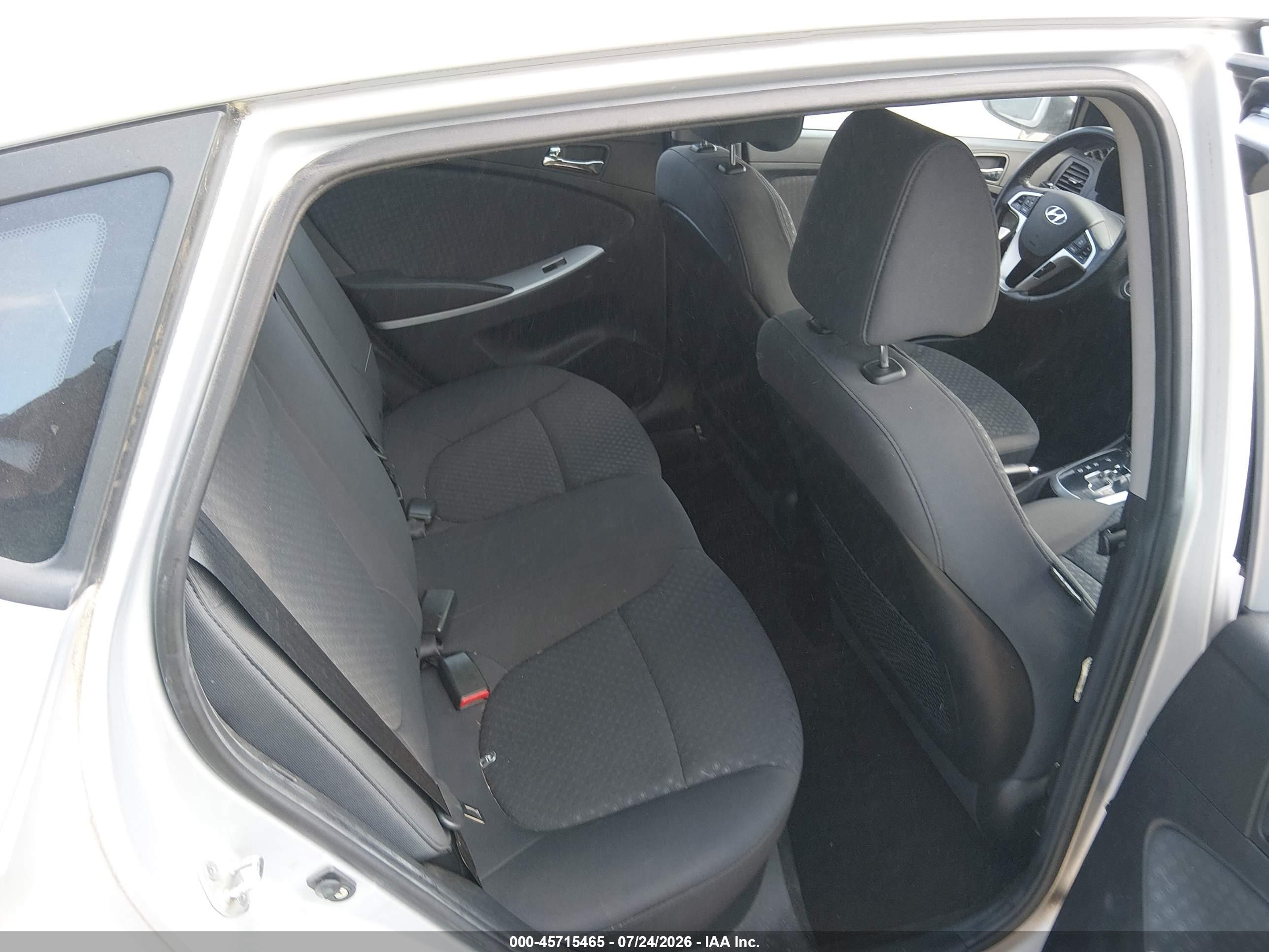 2012 Hyundai Accent Se Silver vin: KMHCU5AE8CU004573