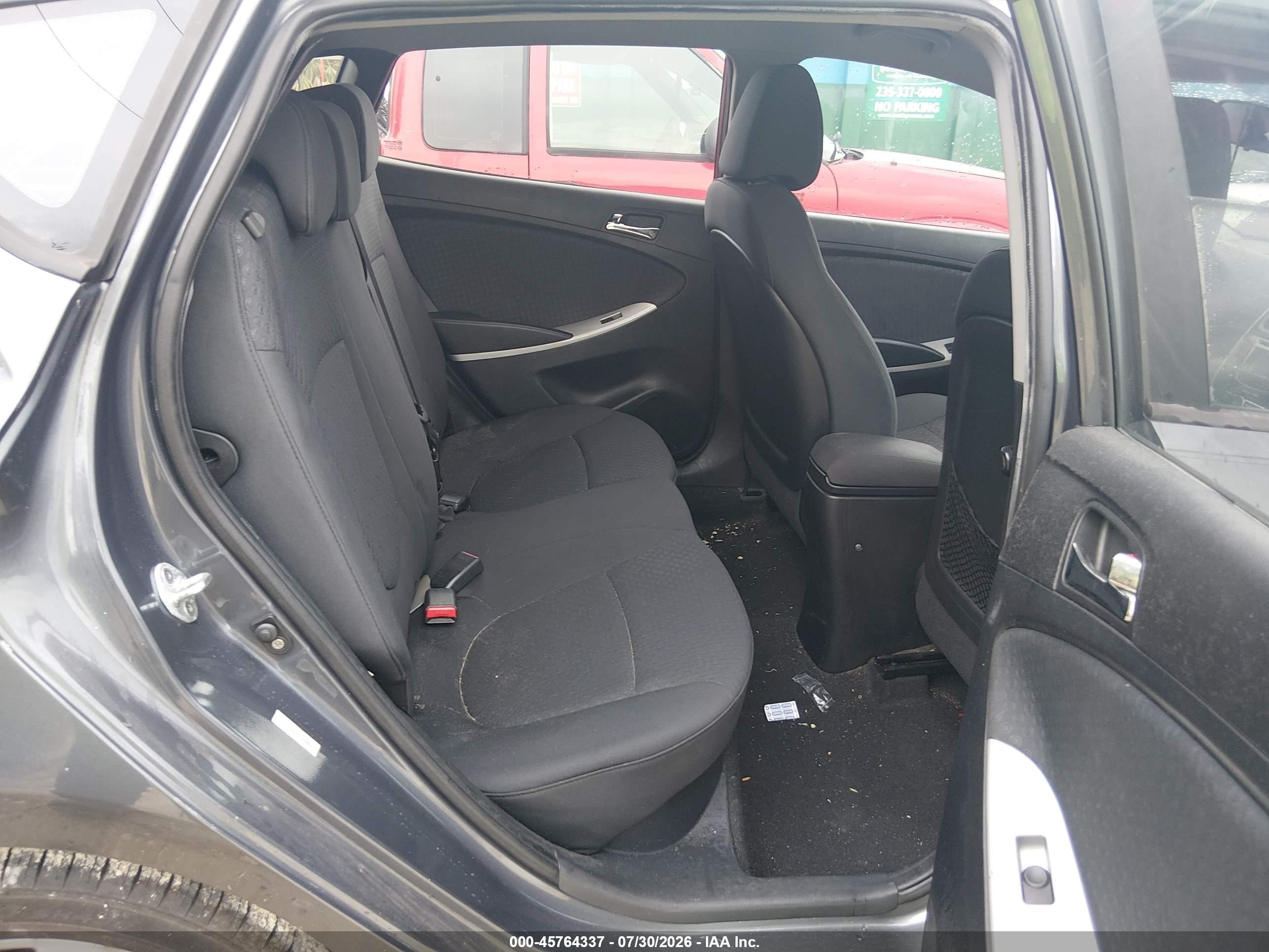 2012 Hyundai Accent Se Серый vin: KMHCU5AE8CU004881
