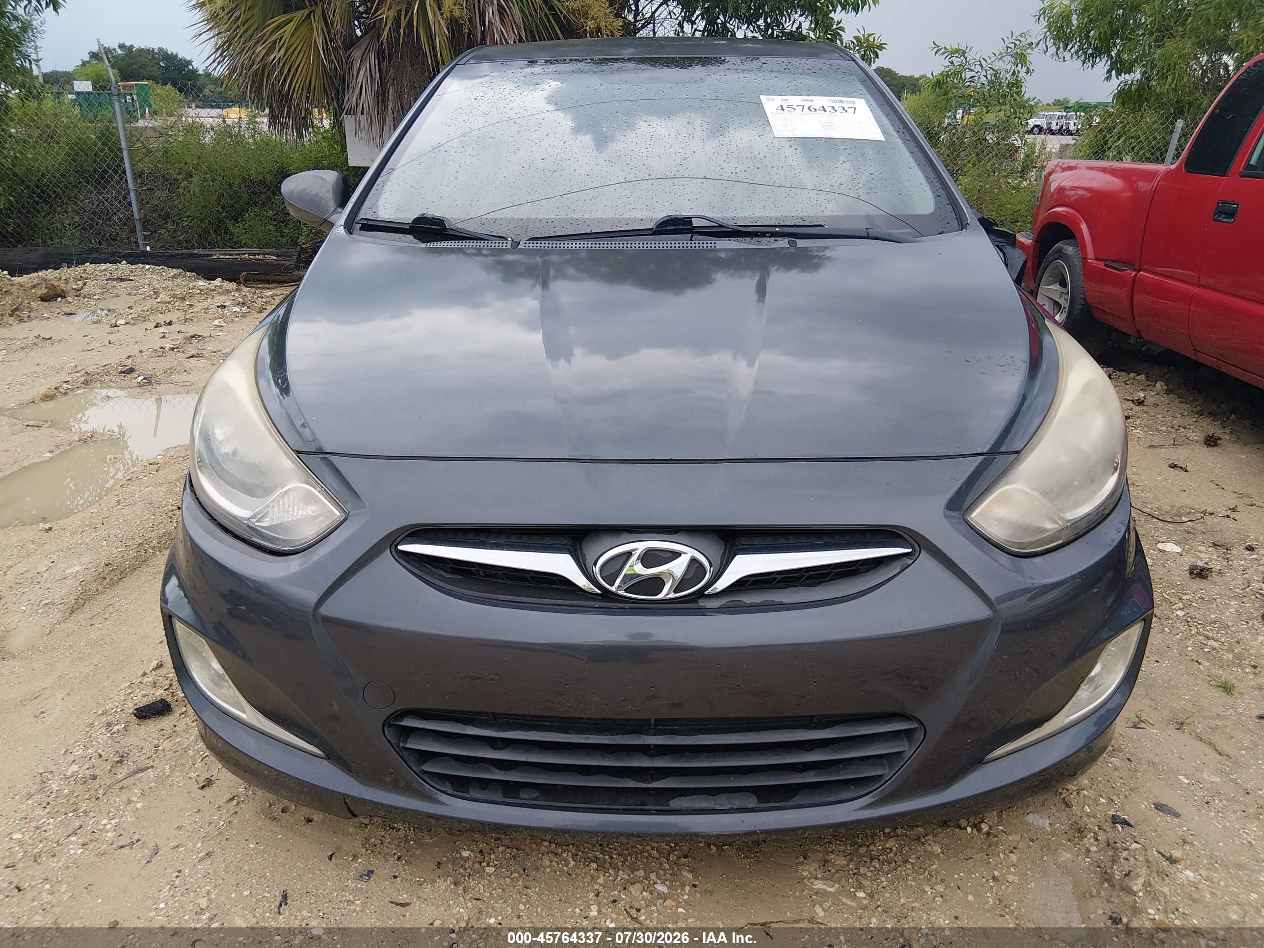 2012 Hyundai Accent Se Серый vin: KMHCU5AE8CU004881