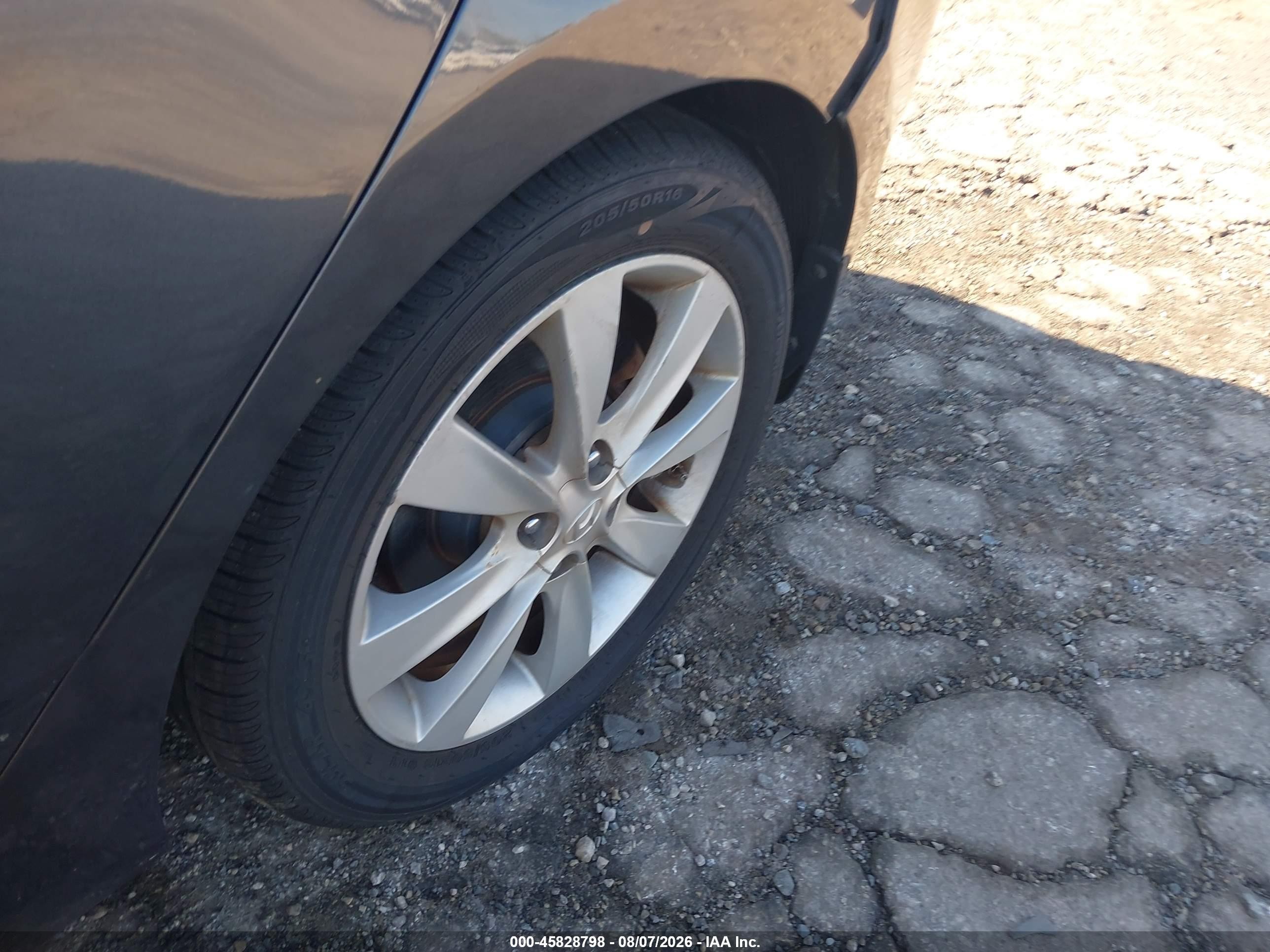 2012 Hyundai Accent Se Gray vin: KMHCU5AE8CU026198