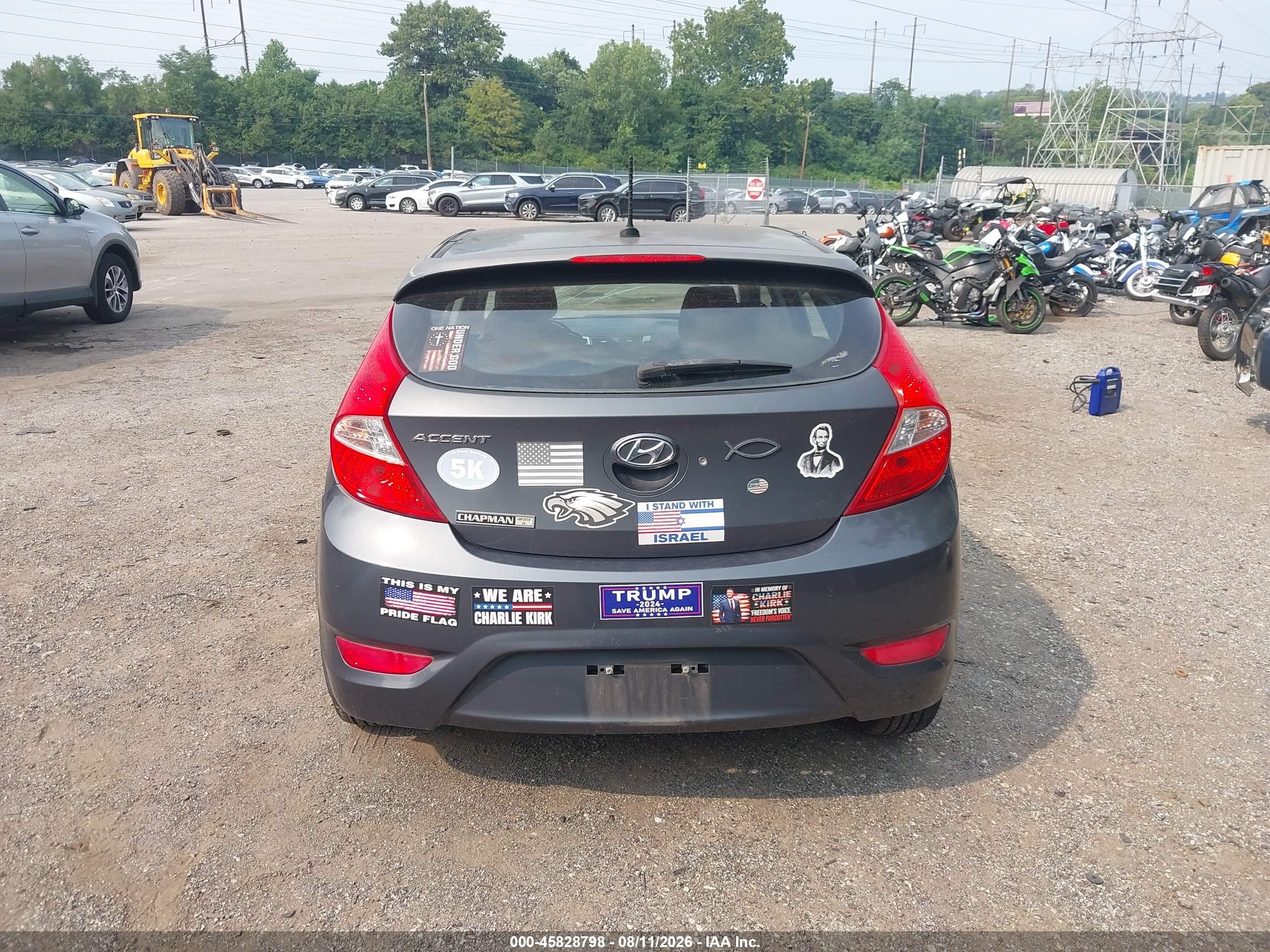 2012 Hyundai Accent Se Gray vin: KMHCU5AE8CU026198