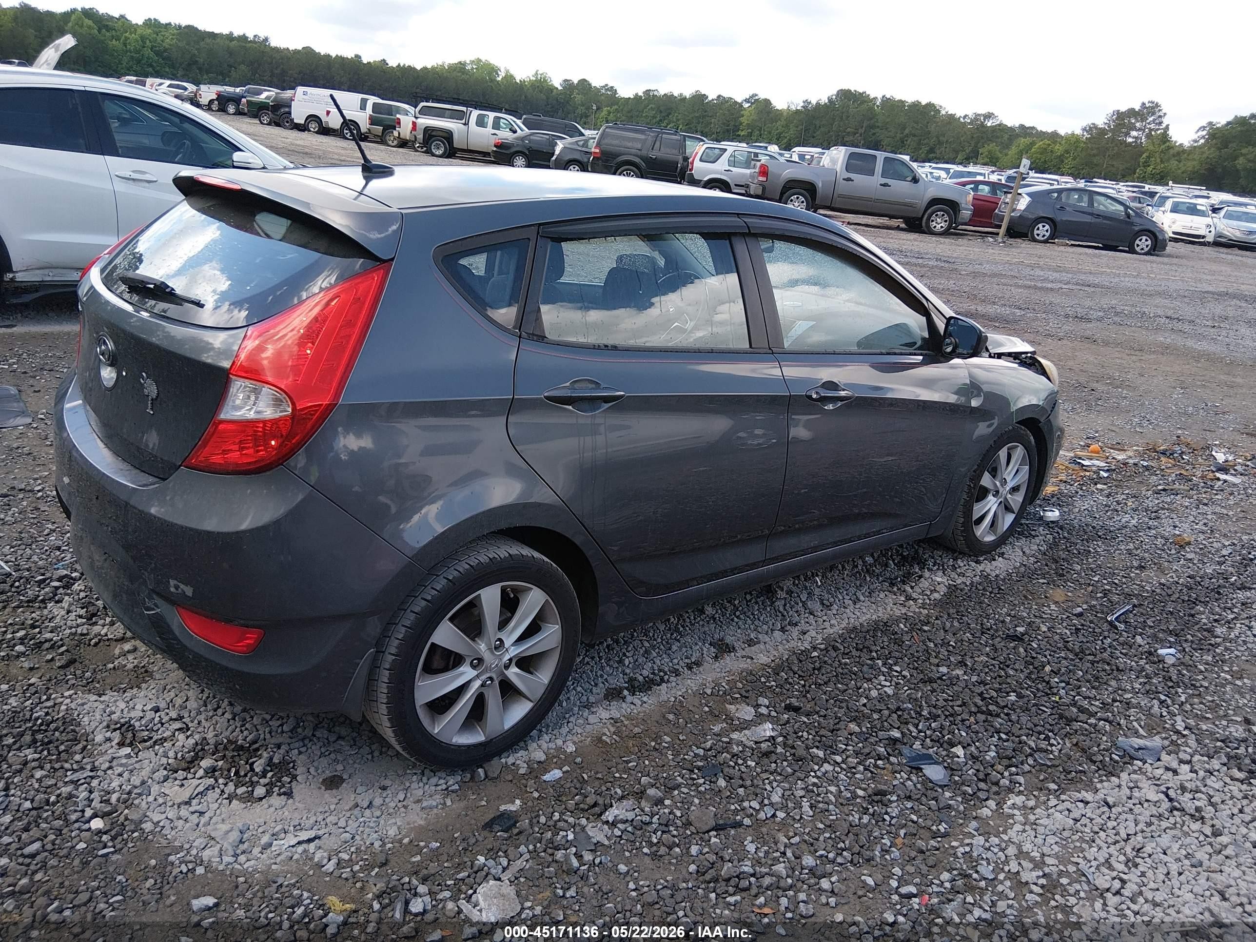 2012 Hyundai Accent Se Black vin: KMHCU5AE8CU041932