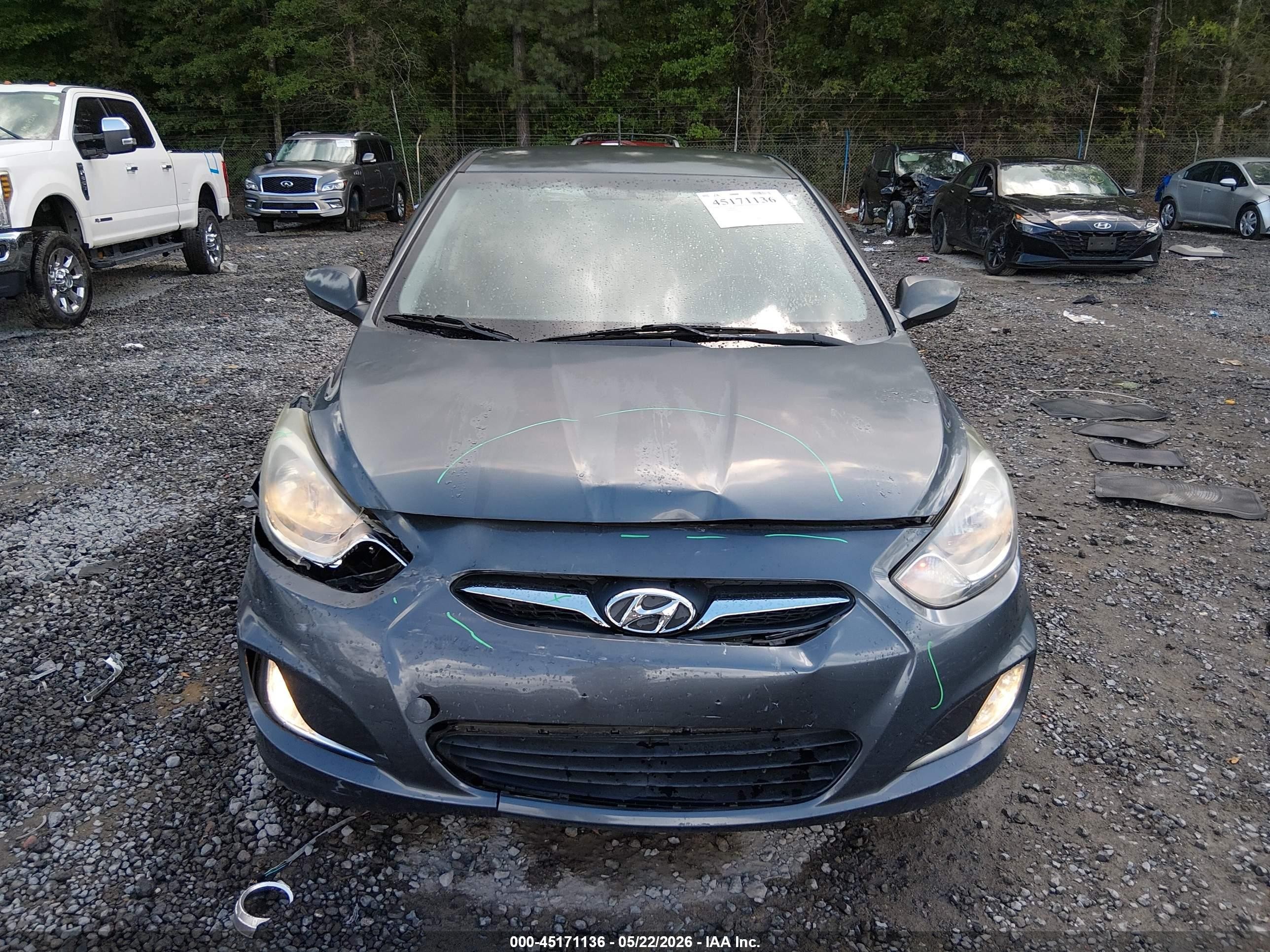 2012 Hyundai Accent Se Black vin: KMHCU5AE8CU041932