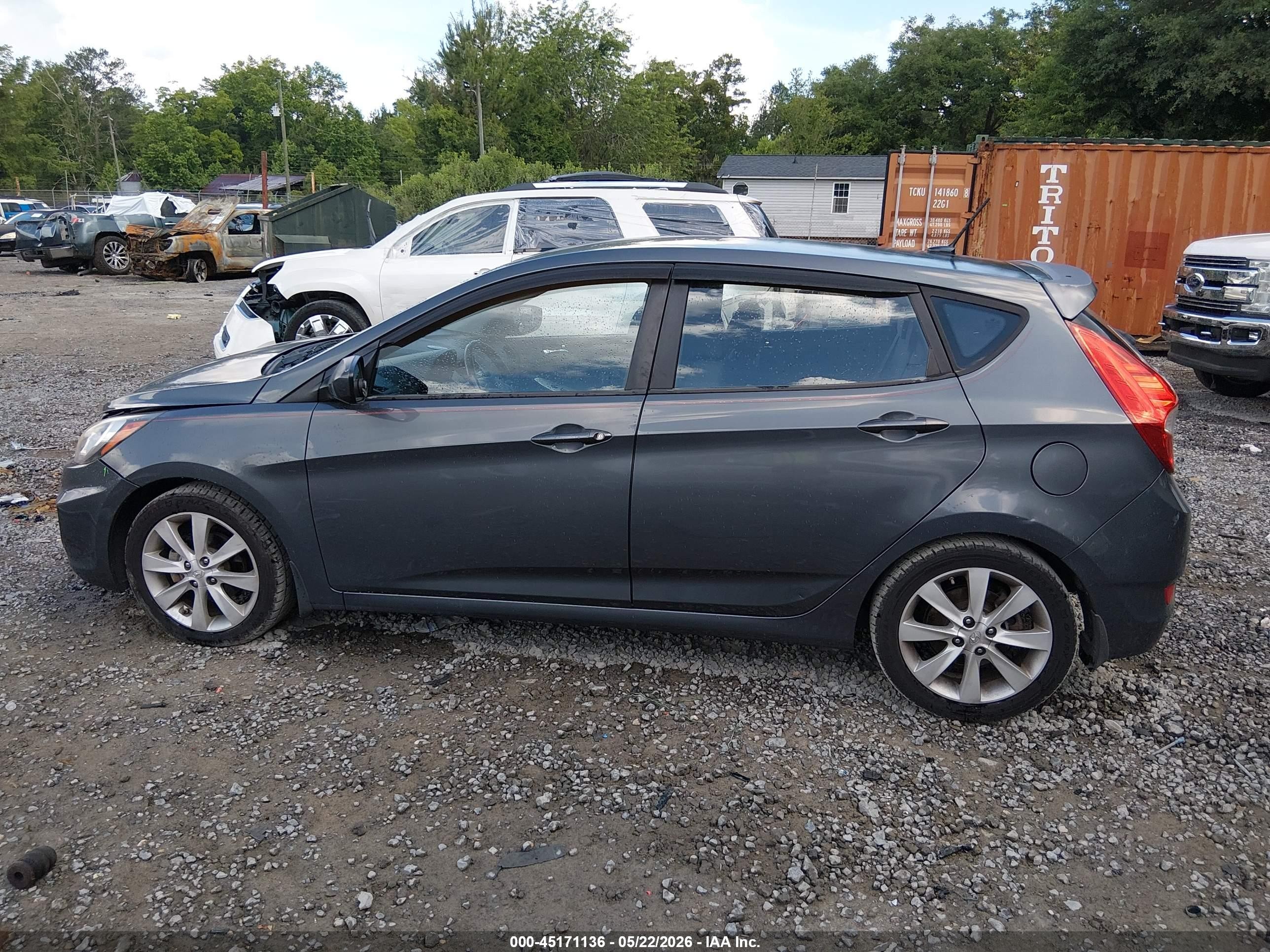 2012 Hyundai Accent Se Black vin: KMHCU5AE8CU041932