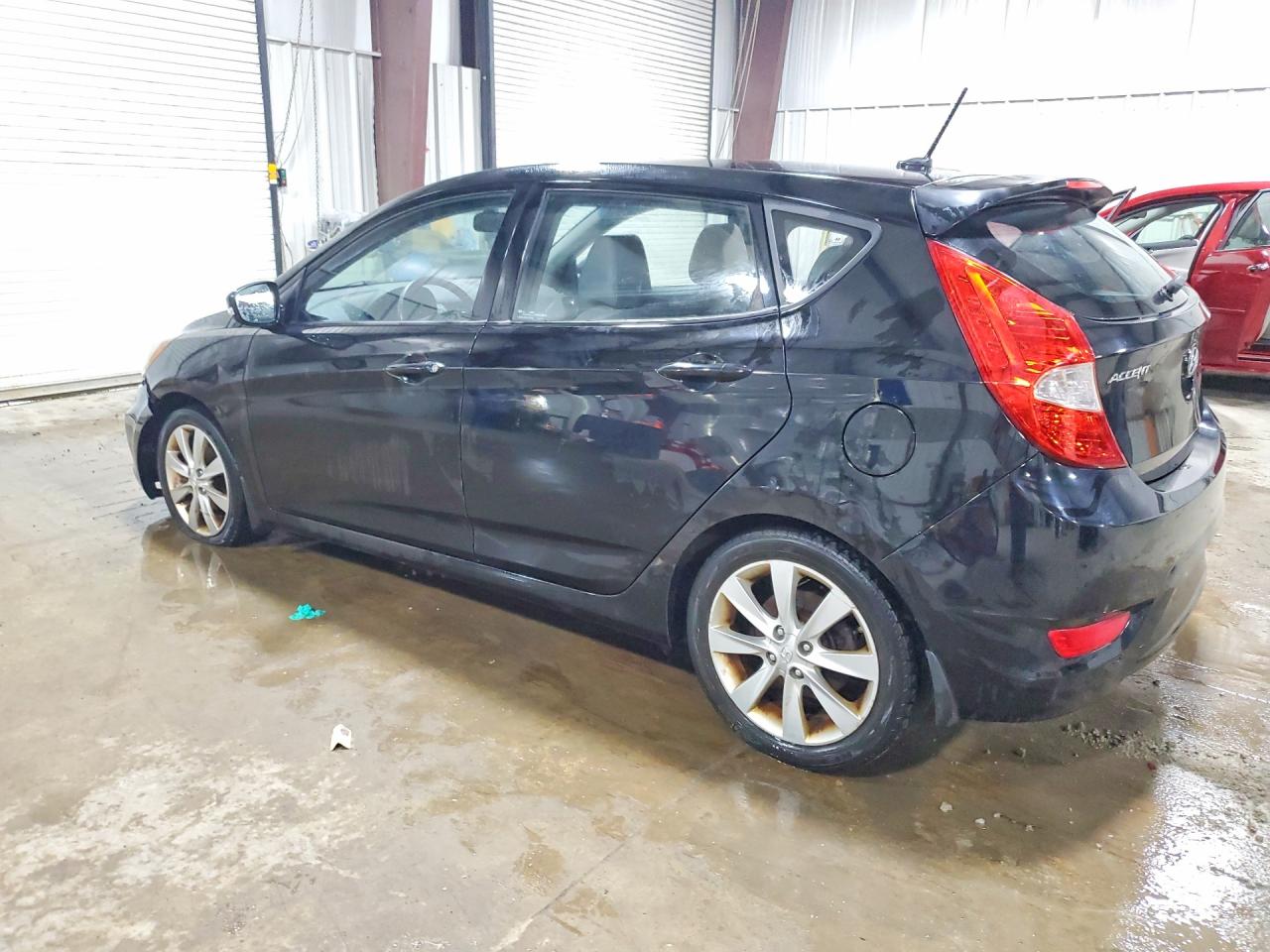 2013 Hyundai Accent Se Black vin: KMHCU5AE8DU085740