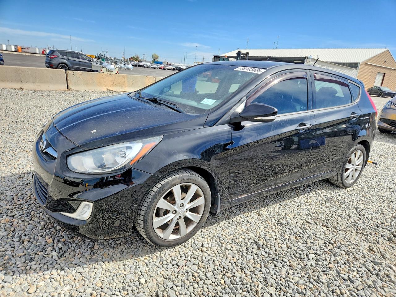 2013 Hyundai Accent Se Black vin: KMHCU5AE8DU086757