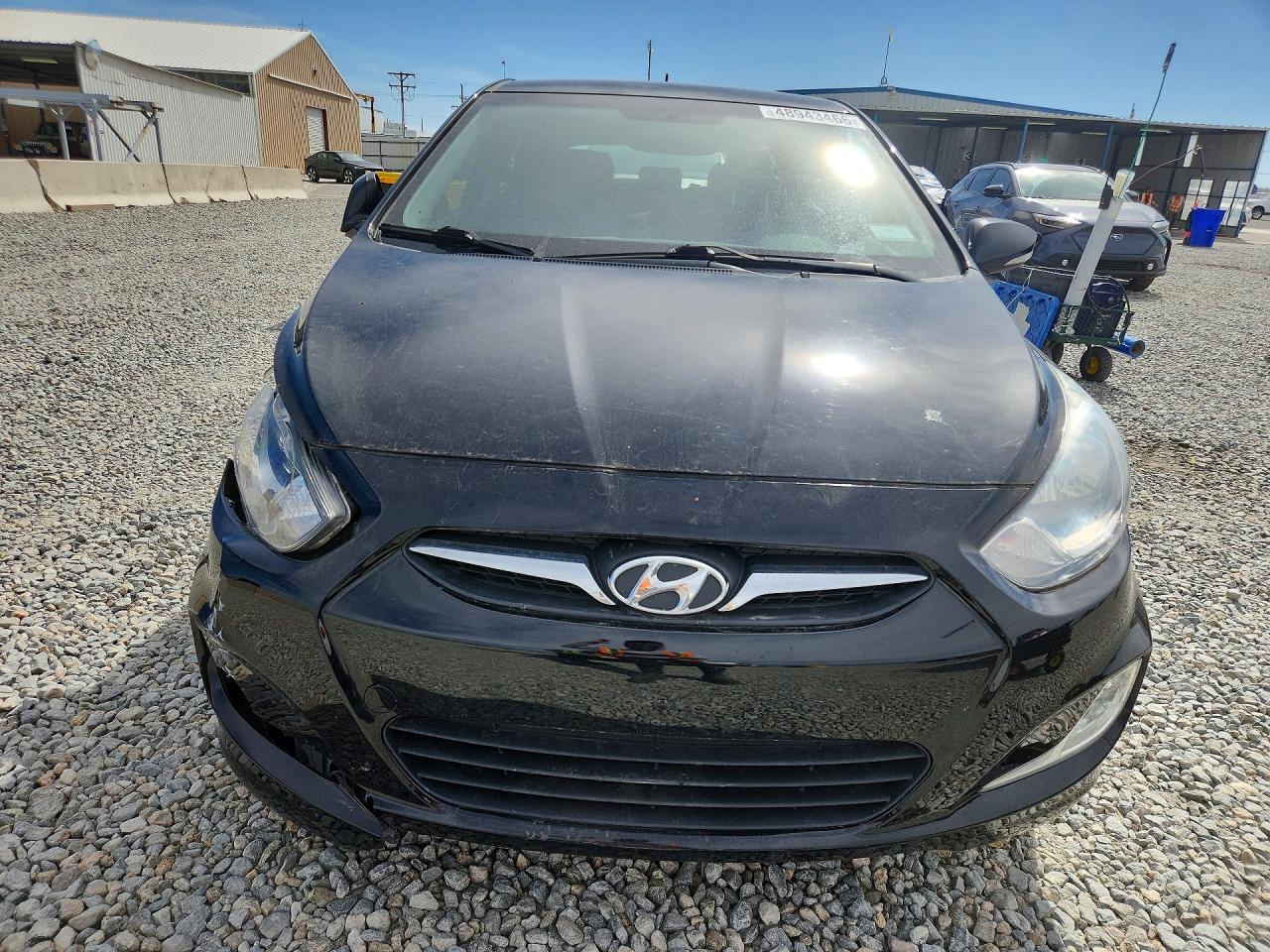 2013 Hyundai Accent Se Black vin: KMHCU5AE8DU086757
