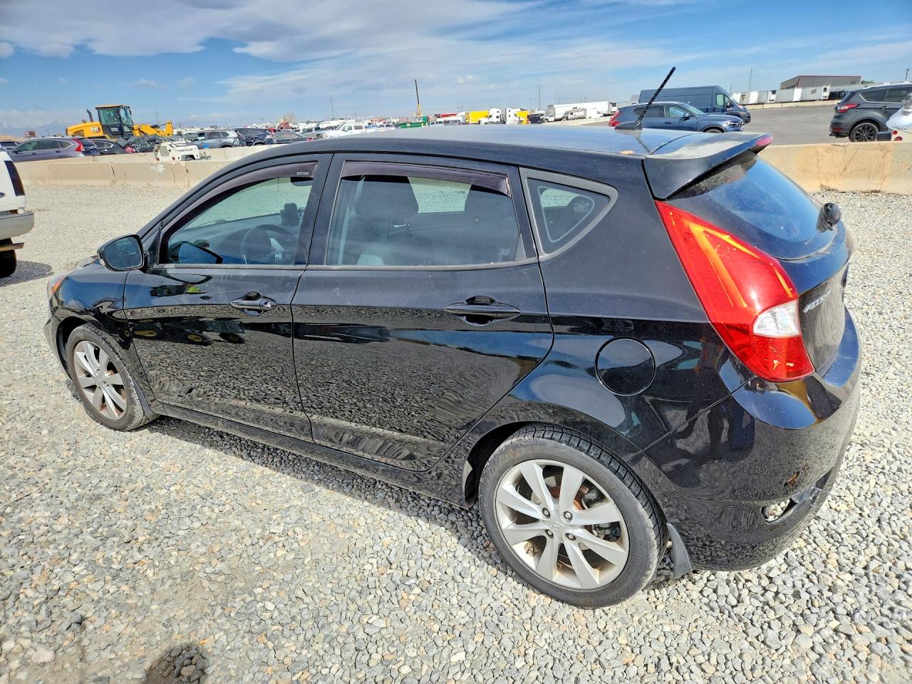 2013 Hyundai Accent Se Black vin: KMHCU5AE8DU086757