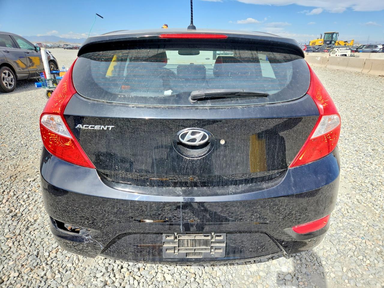 2013 Hyundai Accent Se Black vin: KMHCU5AE8DU086757