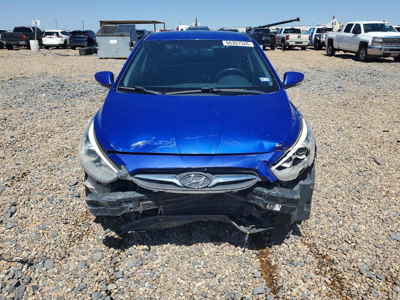 2014 Hyundai Accent Se Blue vin: KMHCU5AE8EU171583