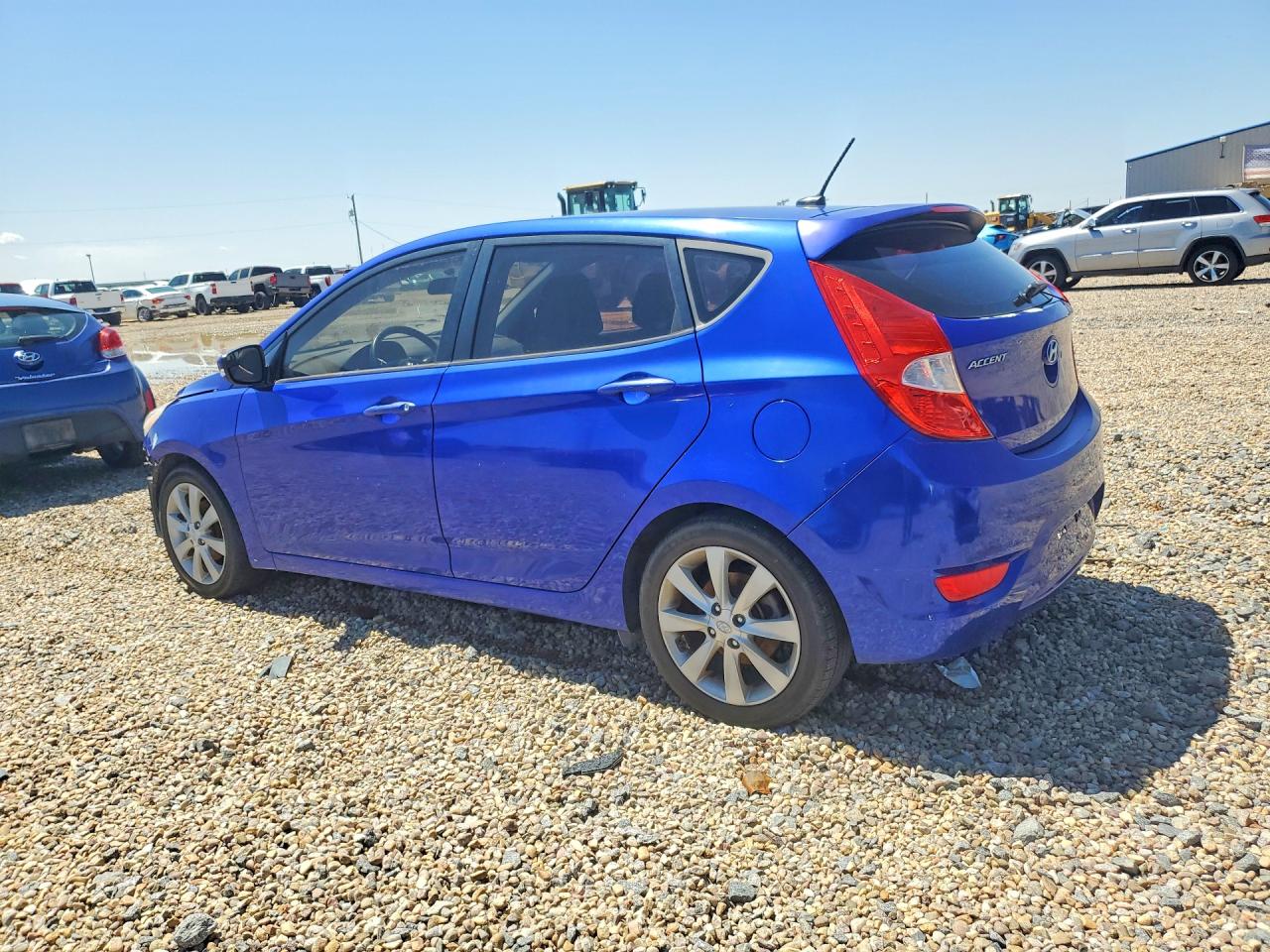 2014 Hyundai Accent Se Blue vin: KMHCU5AE8EU171583