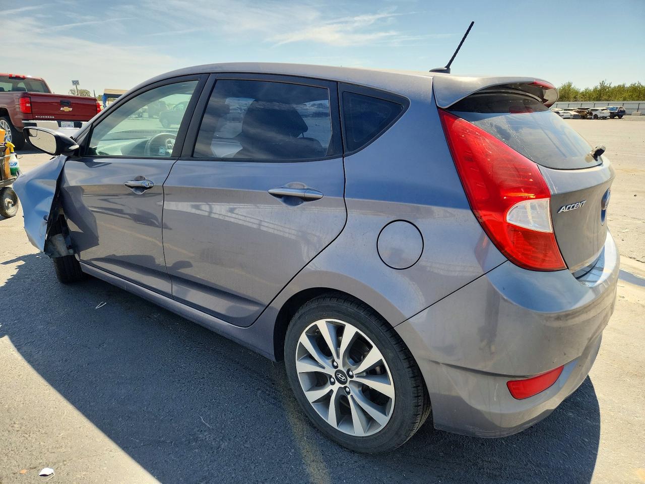 2017 Hyundai Accent Sport Gray vin: KMHCU5AE8HU333538