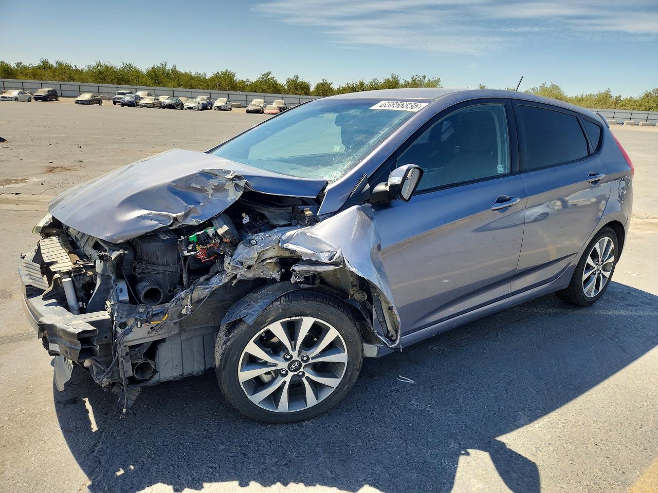 2017 Hyundai Accent Sport Gray vin: KMHCU5AE8HU333538