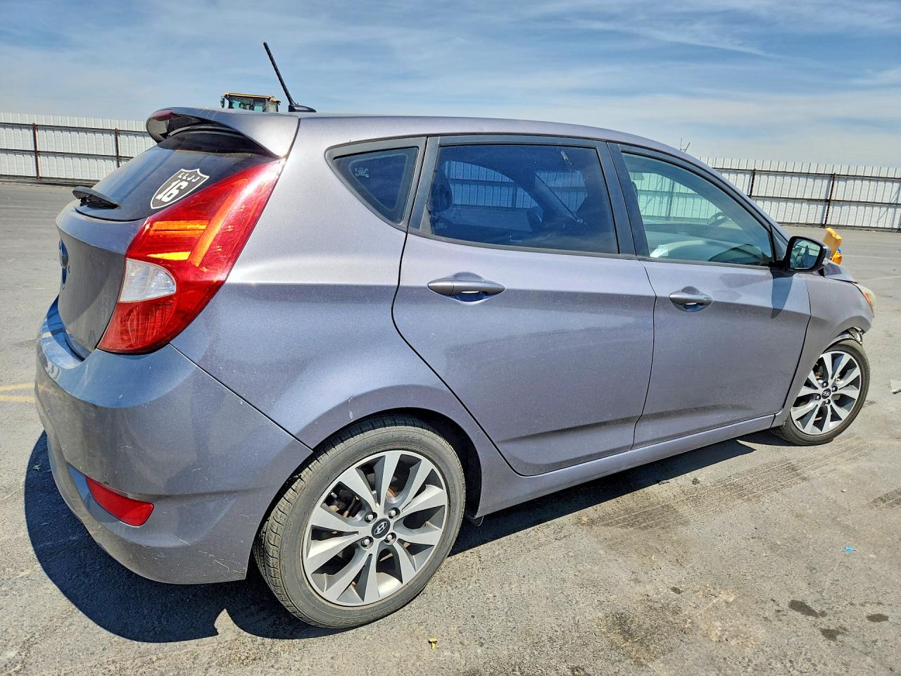 2017 Hyundai Accent Sport Gray vin: KMHCU5AE8HU333538