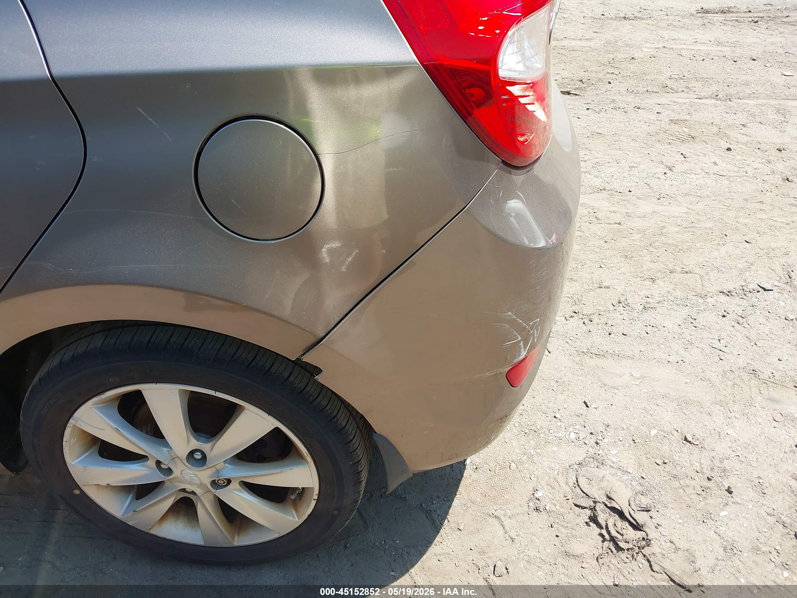2012 Hyundai Accent Se Brown vin: KMHCU5AE9CU012522