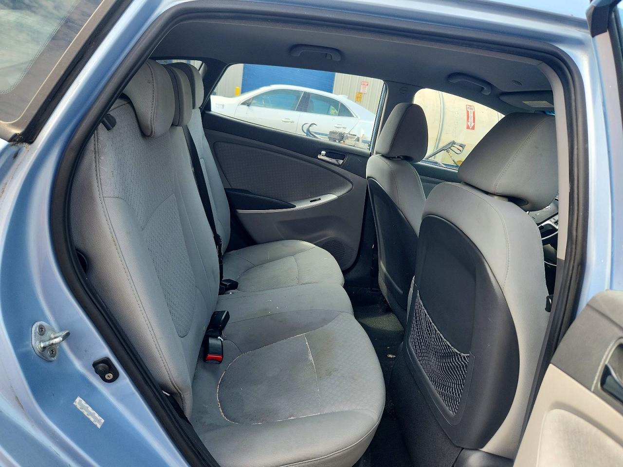 2012 Hyundai Accent Se Blue vin: KMHCU5AE9CU020037