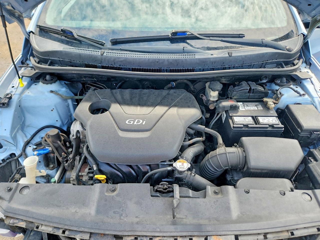 2012 Hyundai Accent Se Blue vin: KMHCU5AE9CU020037