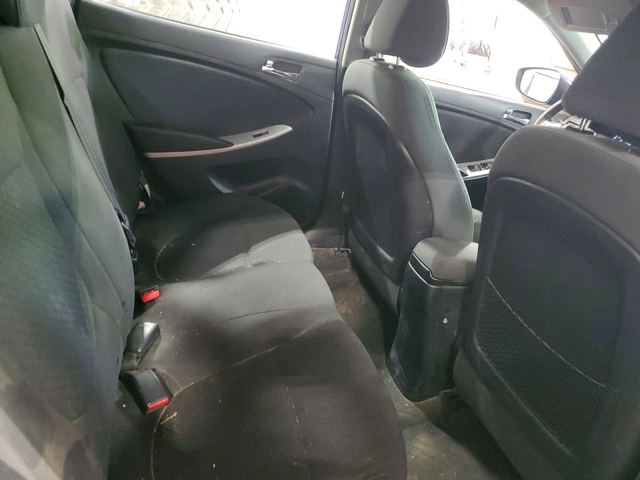 2012 Hyundai Accent Se Blue vin: KMHCU5AE9CU025285