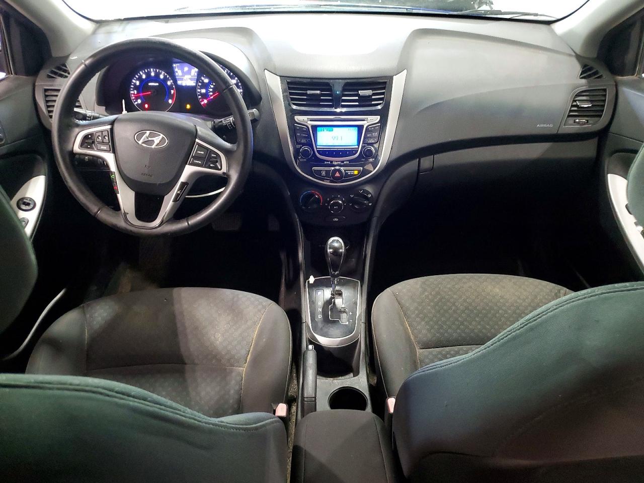 2012 Hyundai Accent Se Blue vin: KMHCU5AE9CU025285