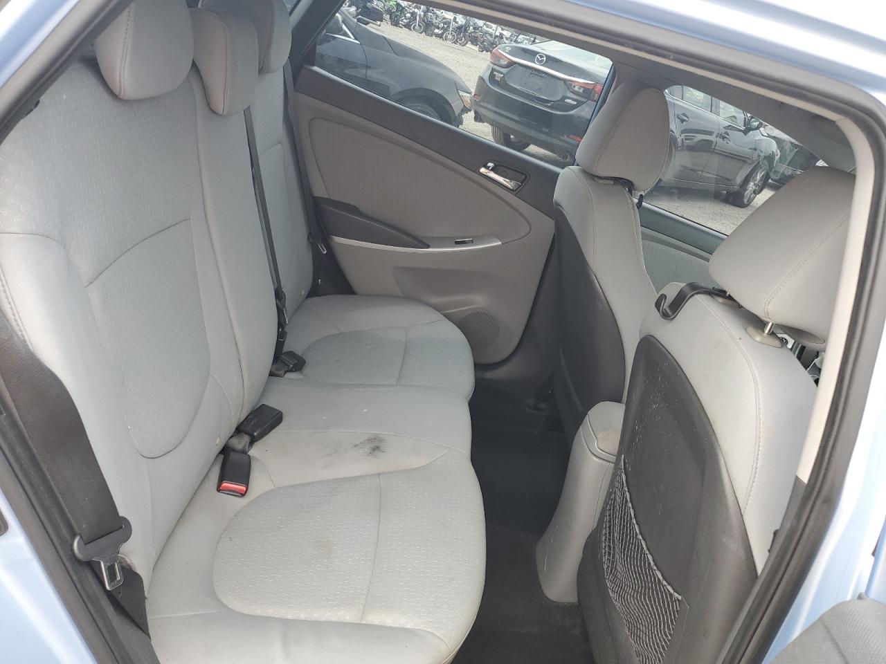 2012 Hyundai Accent Gls Blue vin: KMHCU5AE9CU032849