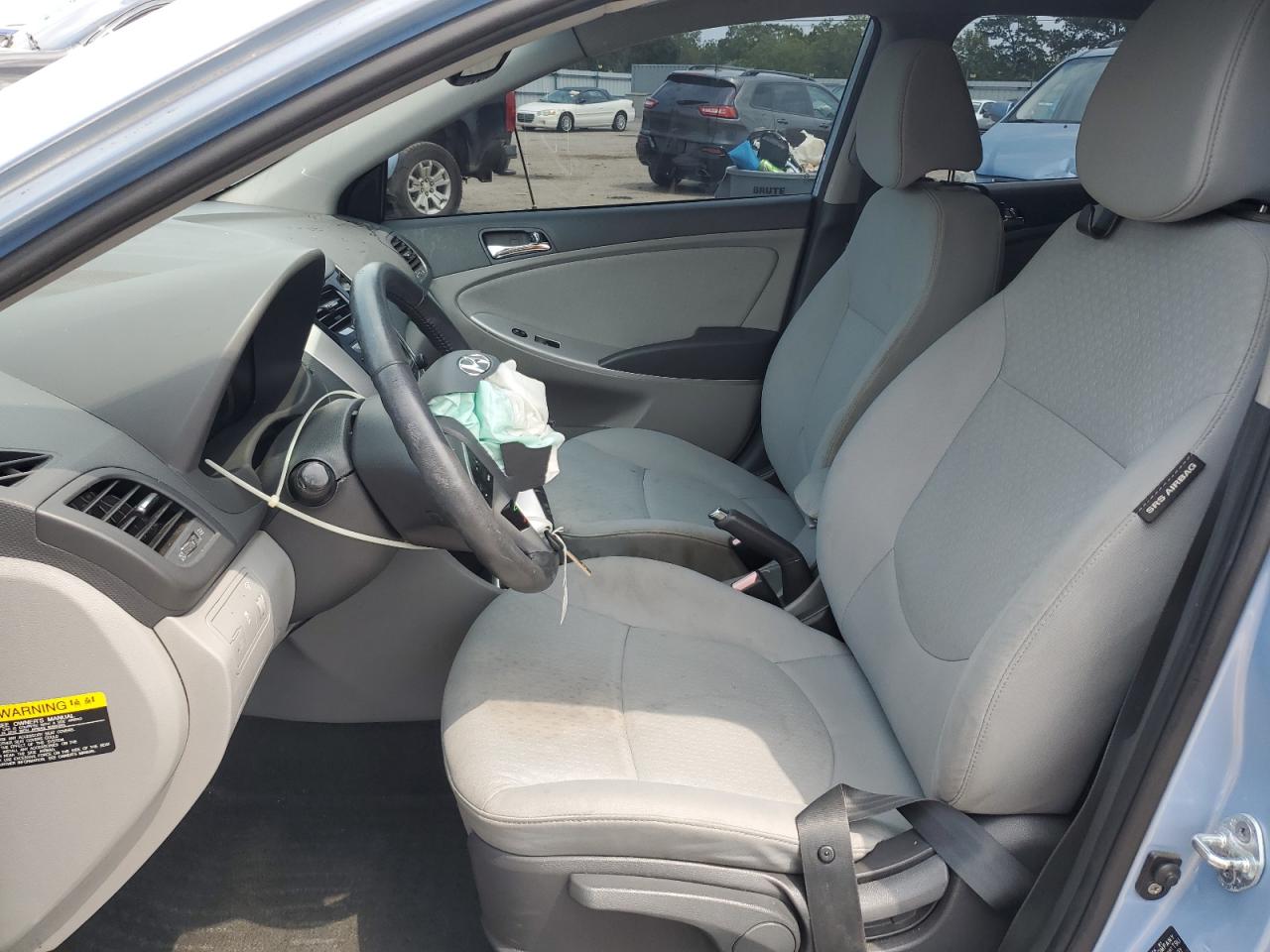 2012 Hyundai Accent Gls Blue vin: KMHCU5AE9CU032849