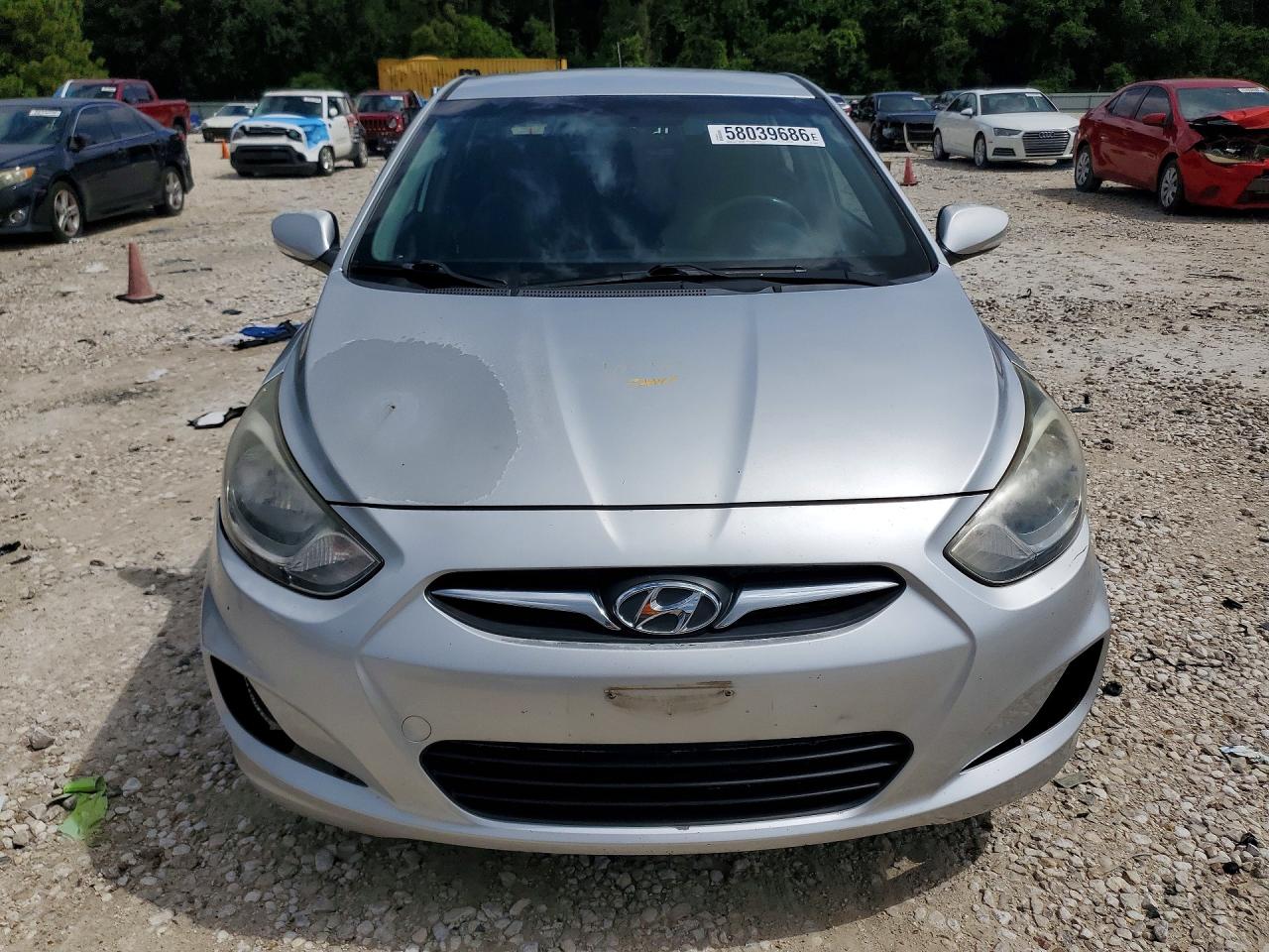 2013 Hyundai Accent Se Silver vin: KMHCU5AE9DU068879