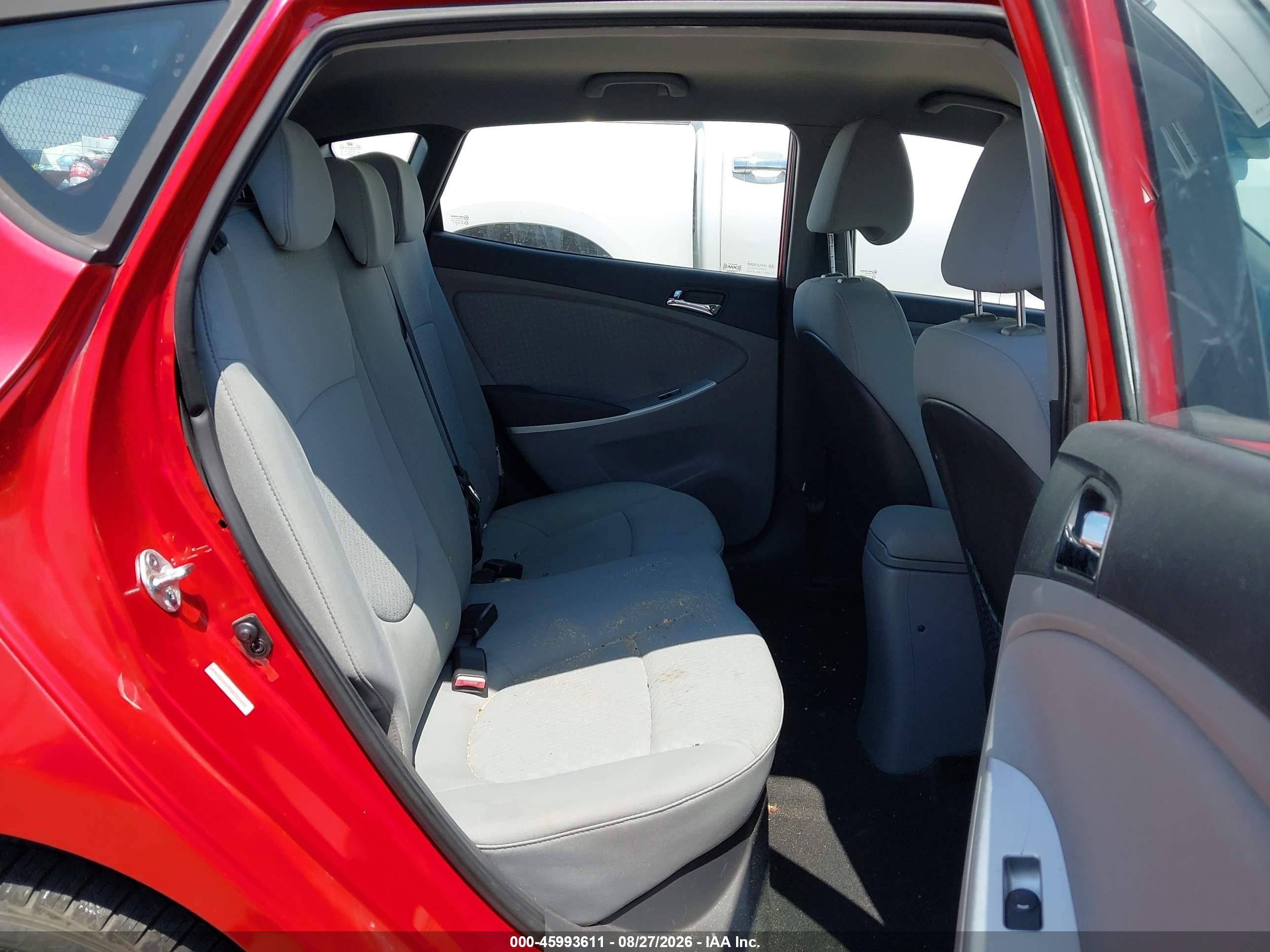 2013 Hyundai Accent Se Красный vin: KMHCU5AE9DU070163