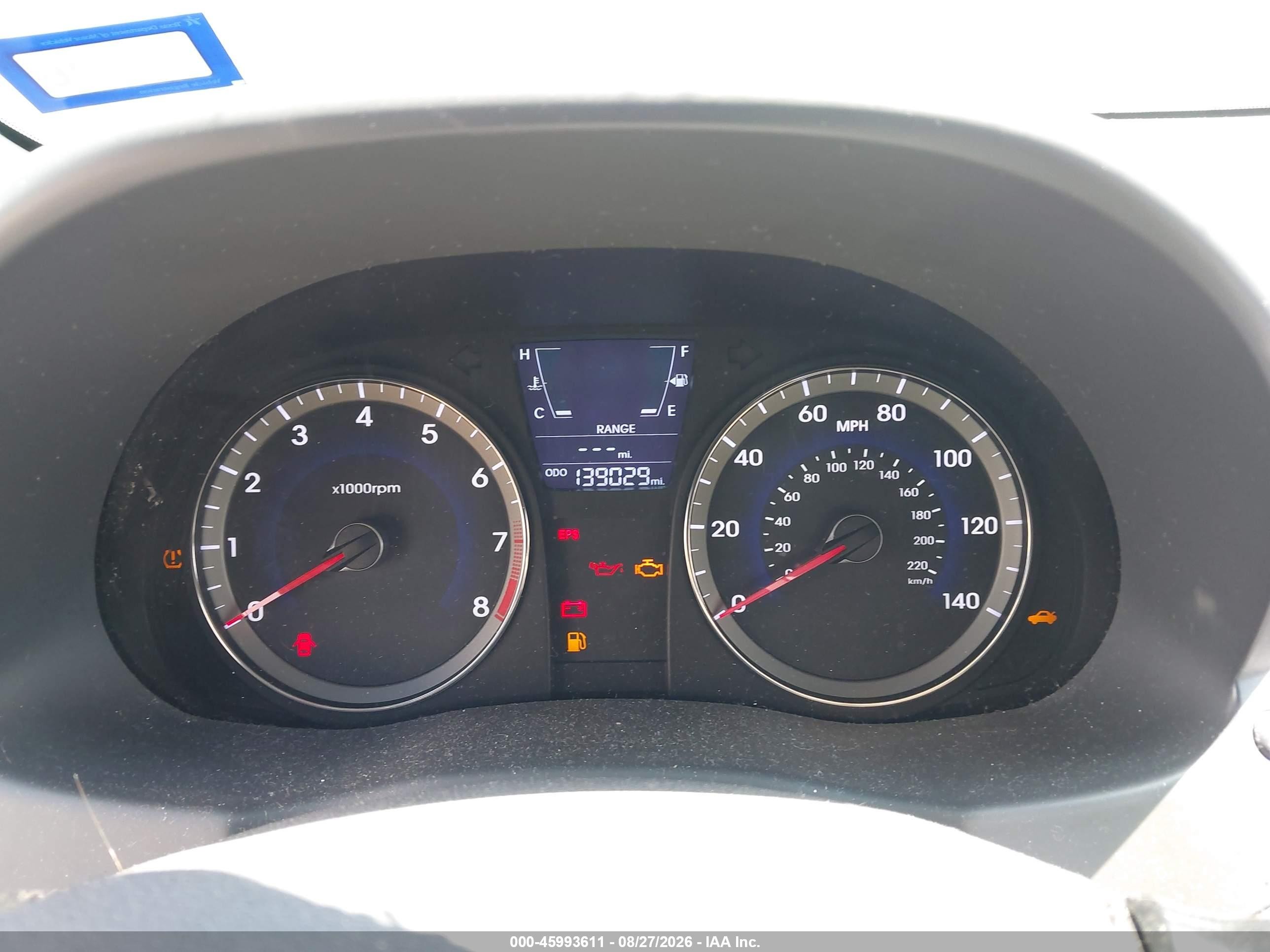 2013 Hyundai Accent Se Красный vin: KMHCU5AE9DU070163