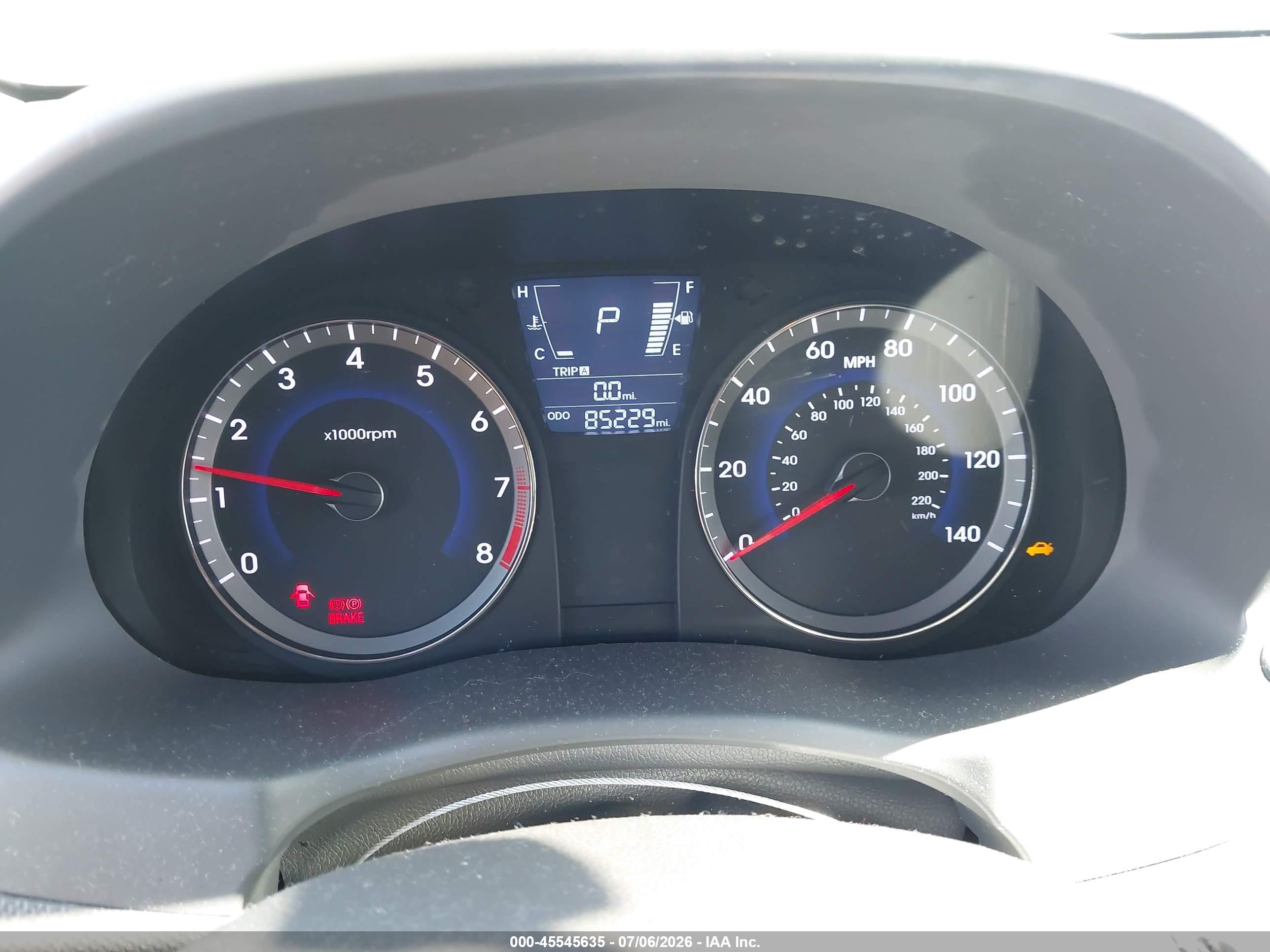 2013 Hyundai Accent Se White vin: KMHCU5AE9DU074231