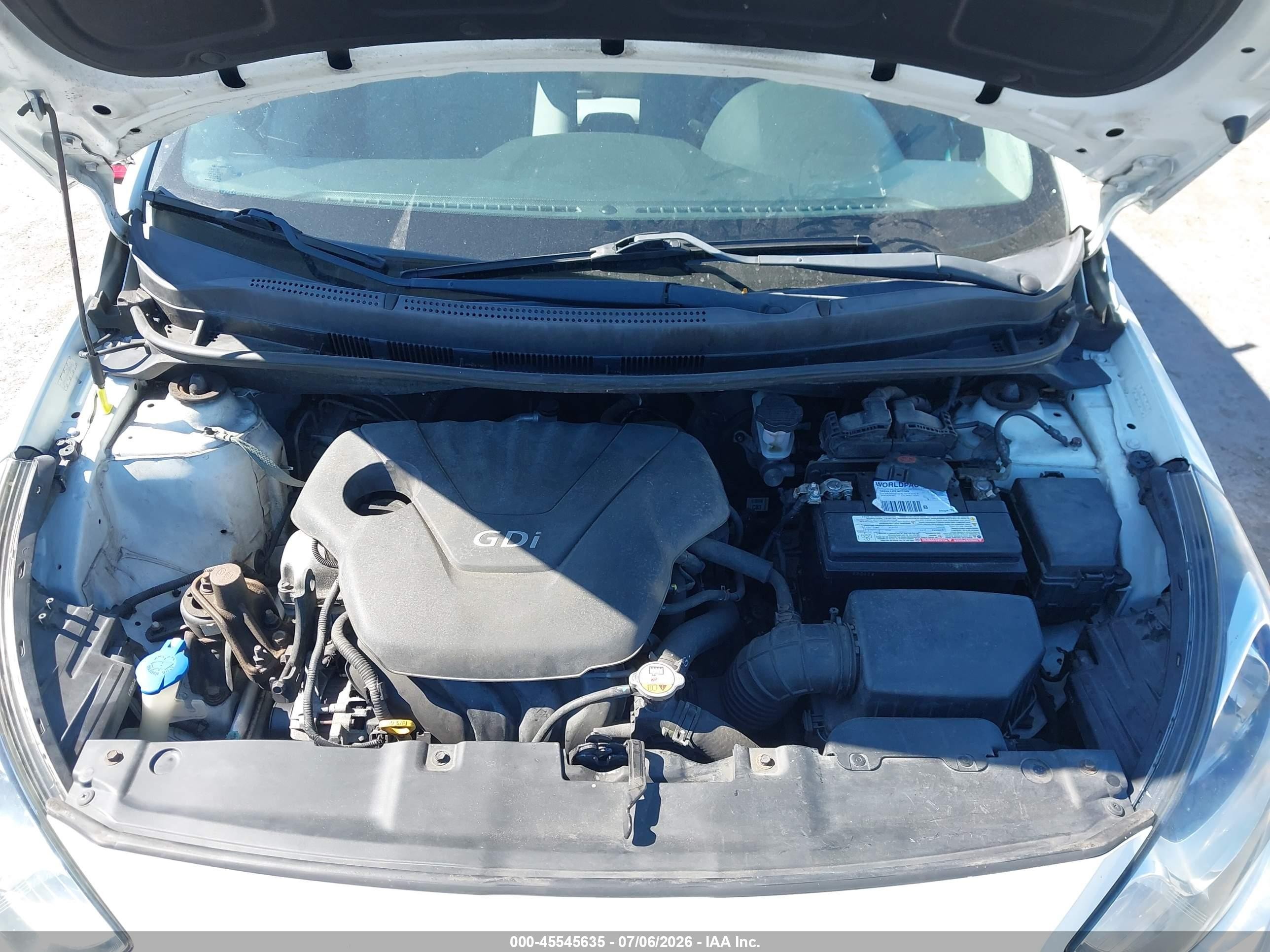 2013 Hyundai Accent Se White vin: KMHCU5AE9DU074231