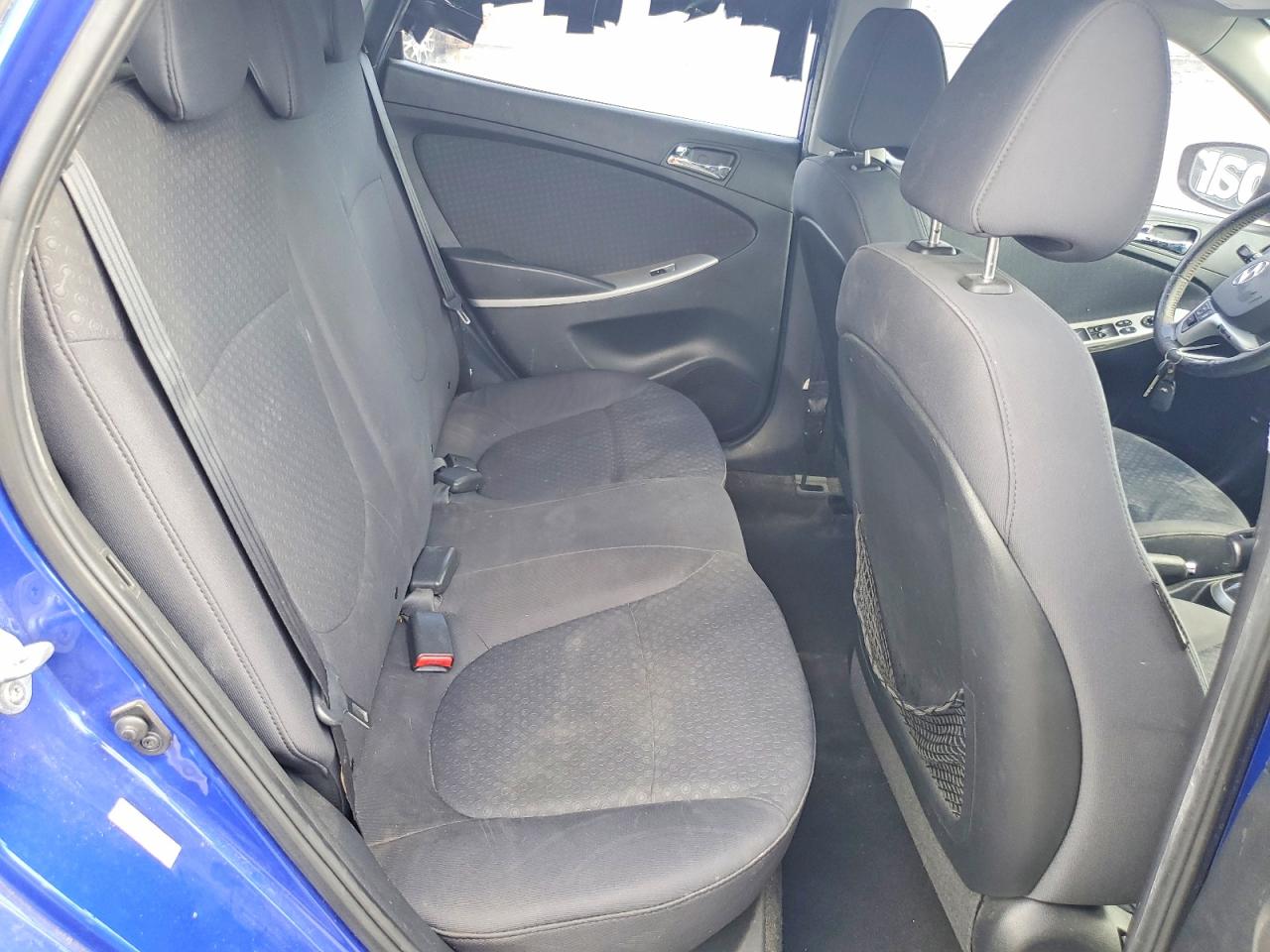2013 Hyundai Accent Se Blue vin: KMHCU5AE9DU074701