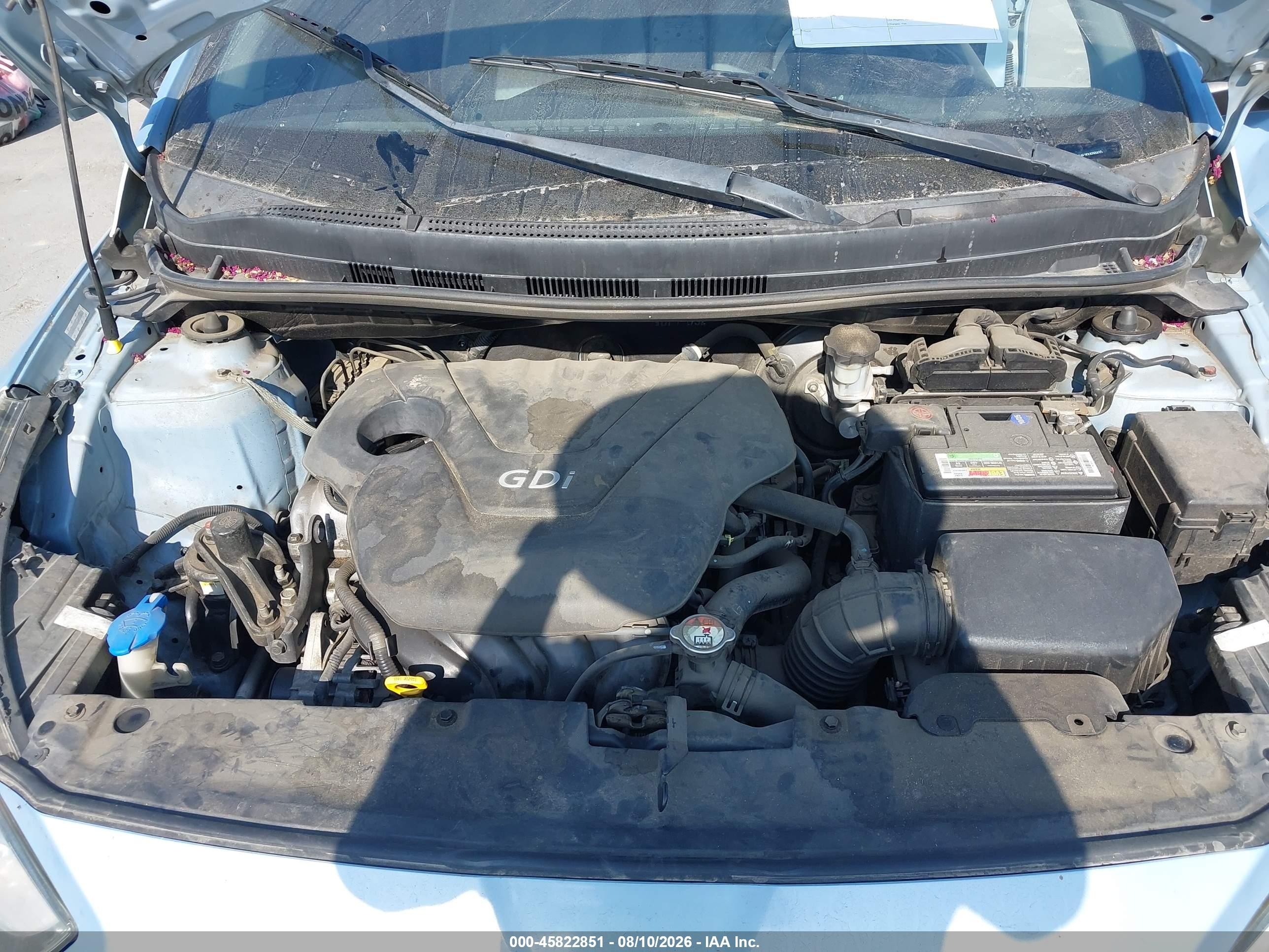 2013 Hyundai Accent Se Light Blue vin: KMHCU5AE9DU098495