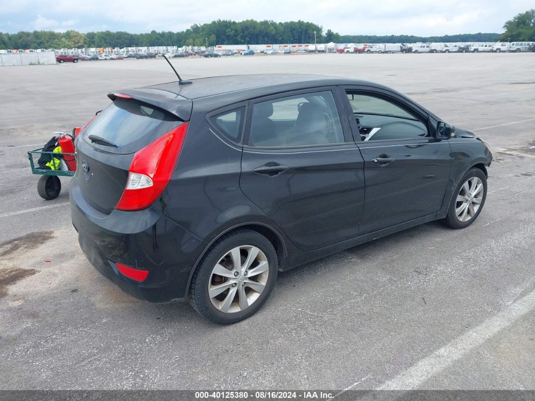 2013 Hyundai Accent Se Black vin: KMHCU5AE9DU119846
