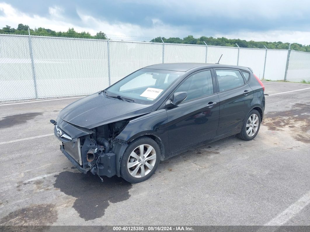 2013 Hyundai Accent Se Black vin: KMHCU5AE9DU119846