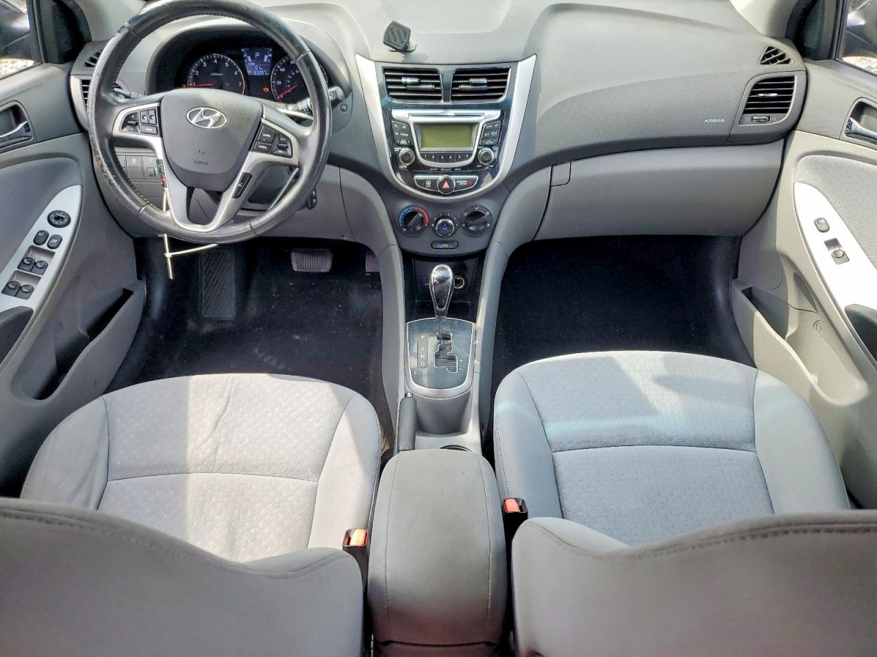 2013 Hyundai Accent Black vin: KMHCU5AE9DU119846