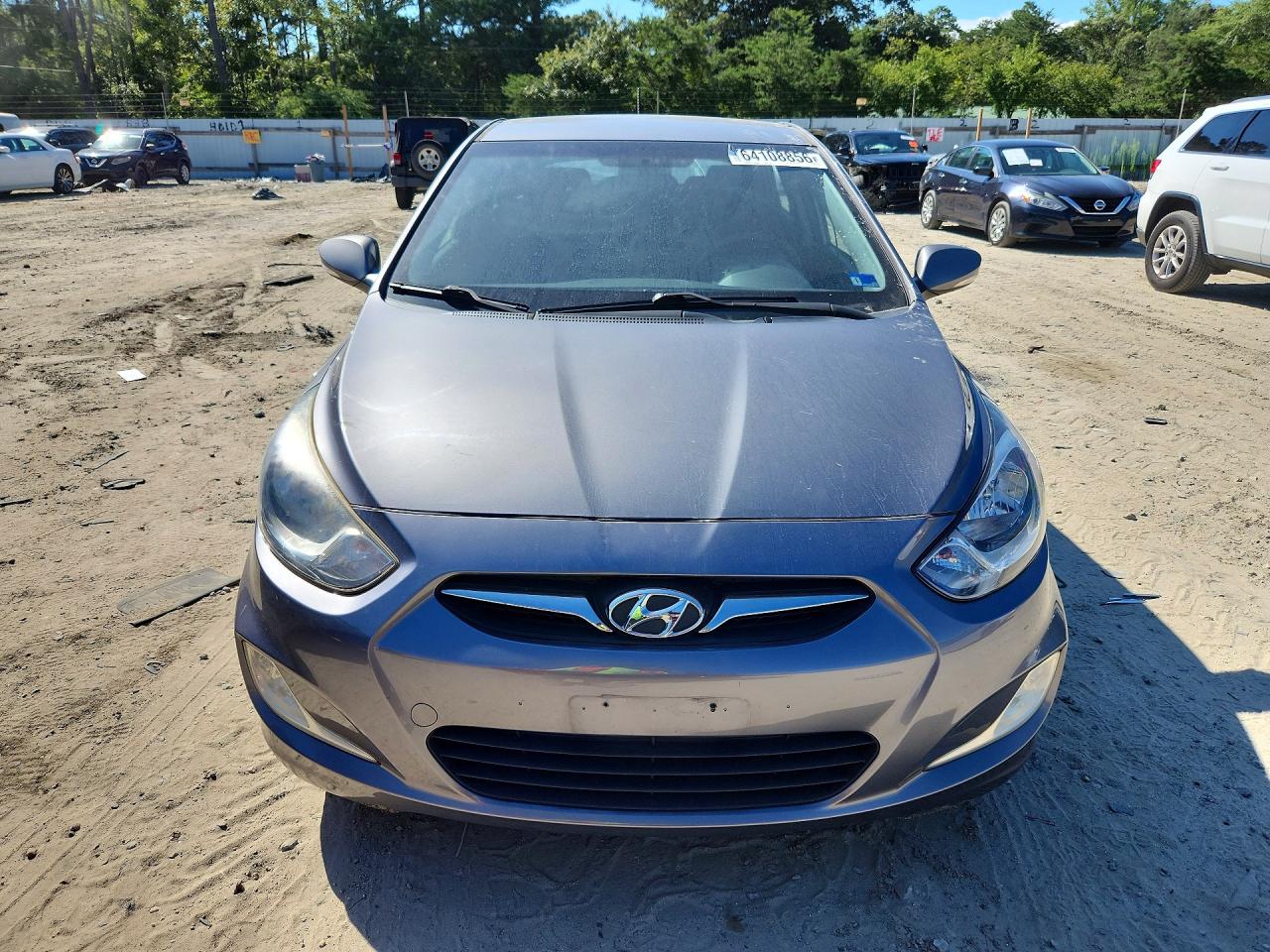 2013 Hyundai Accent Se Серый vin: KMHCU5AE9DU132578