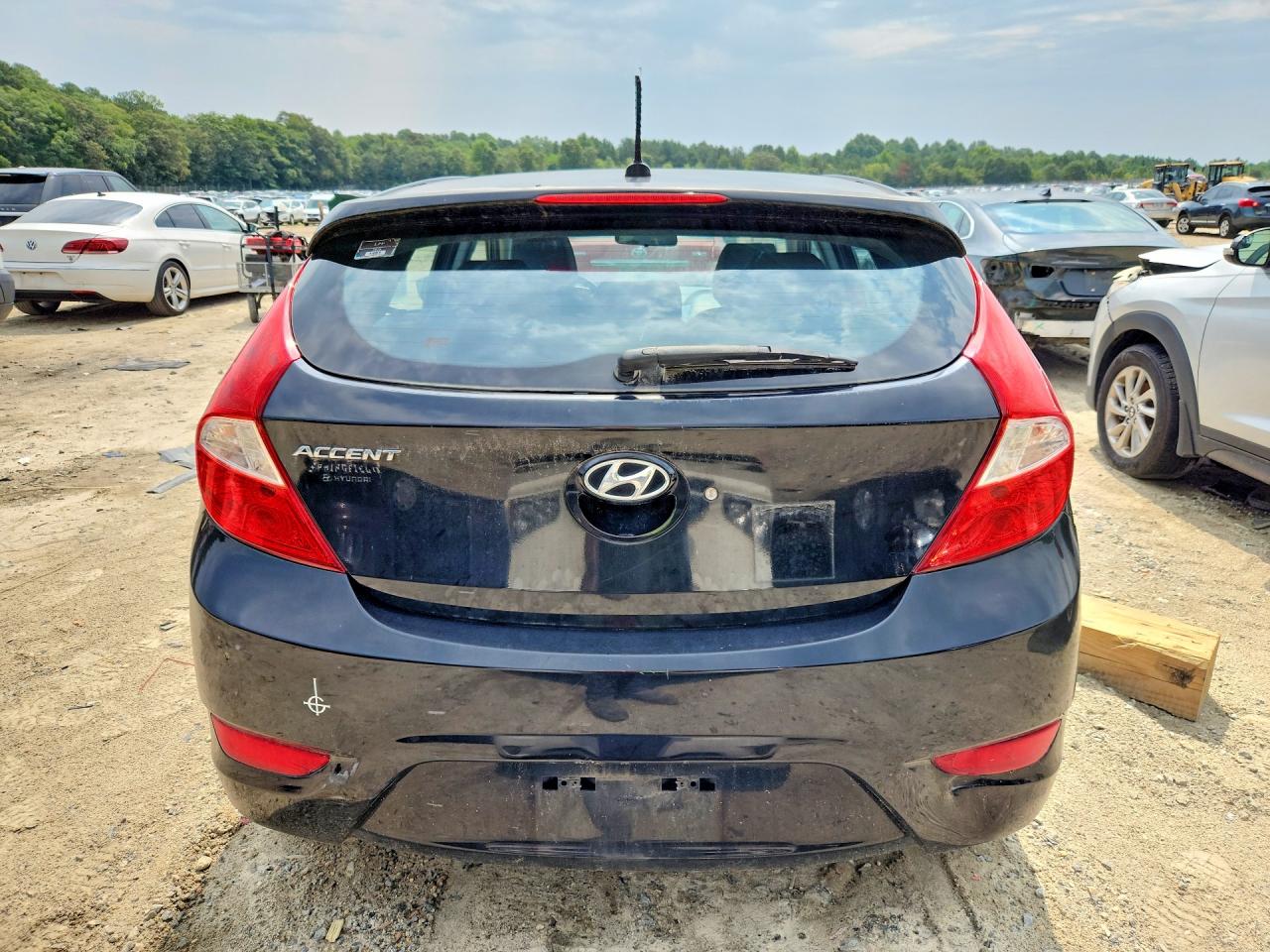2013 Hyundai Accent Se Black vin: KMHCU5AE9DU133827