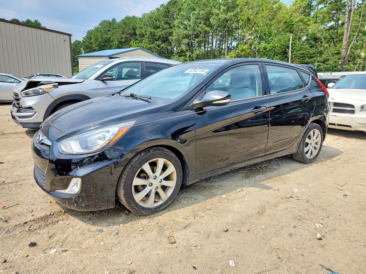 2013 Hyundai Accent Se Black vin: KMHCU5AE9DU133827