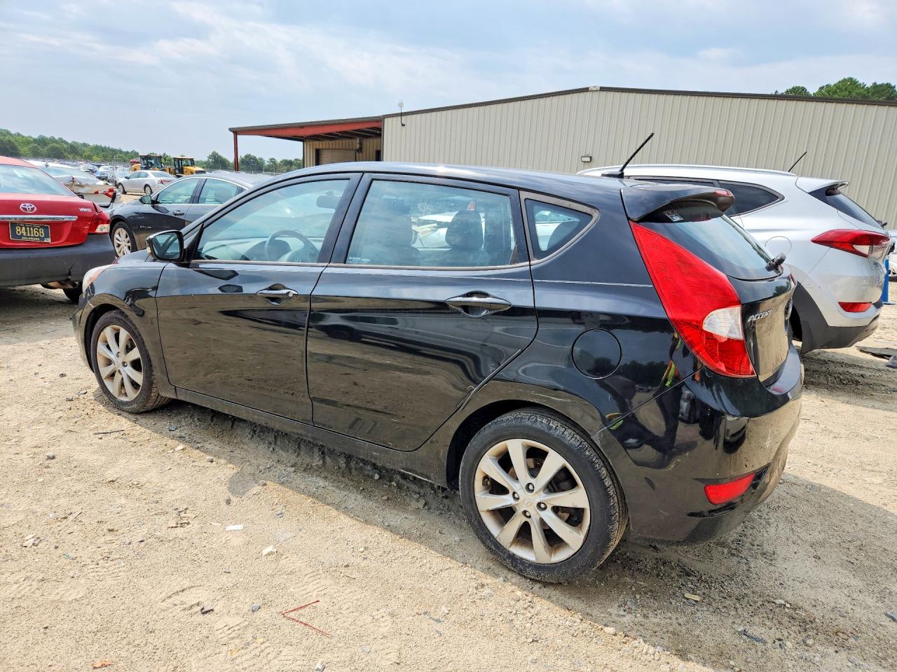 2013 Hyundai Accent Se Black vin: KMHCU5AE9DU133827