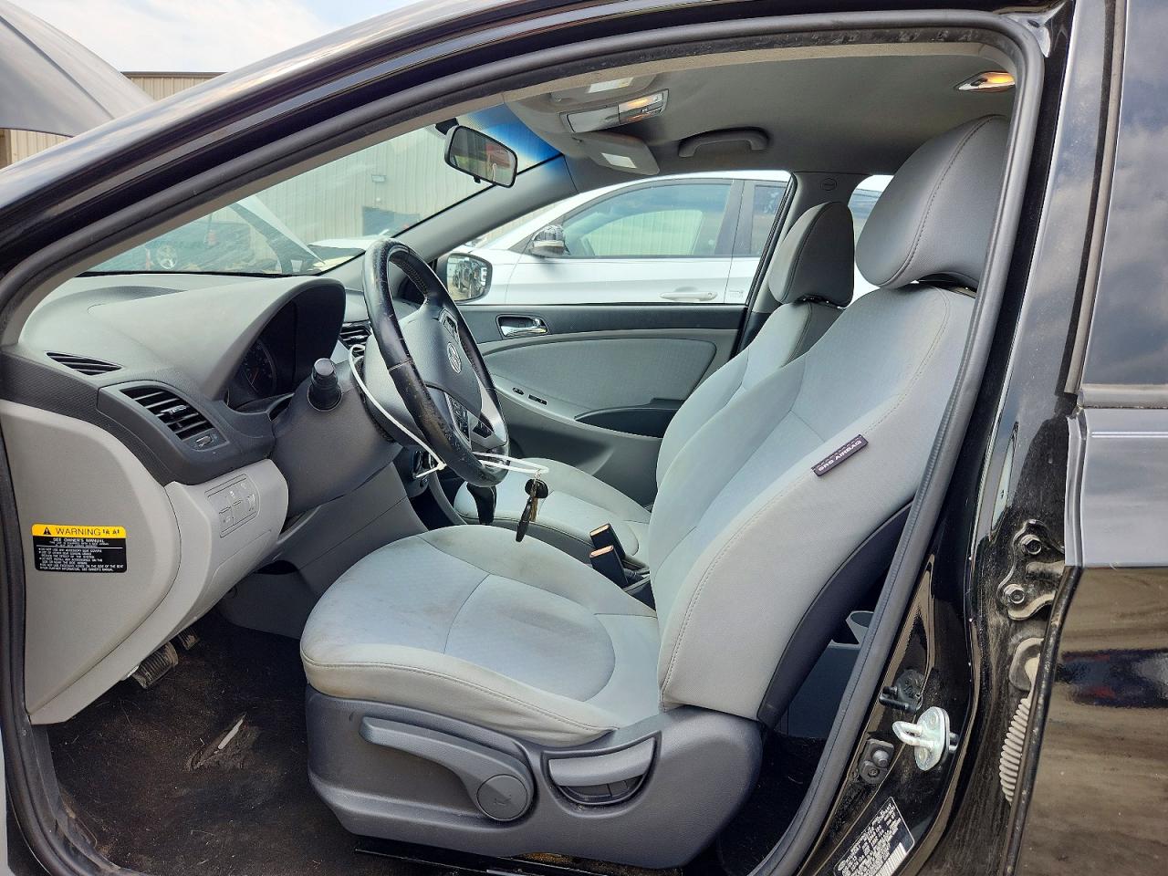 2013 Hyundai Accent Se Black vin: KMHCU5AE9DU133827