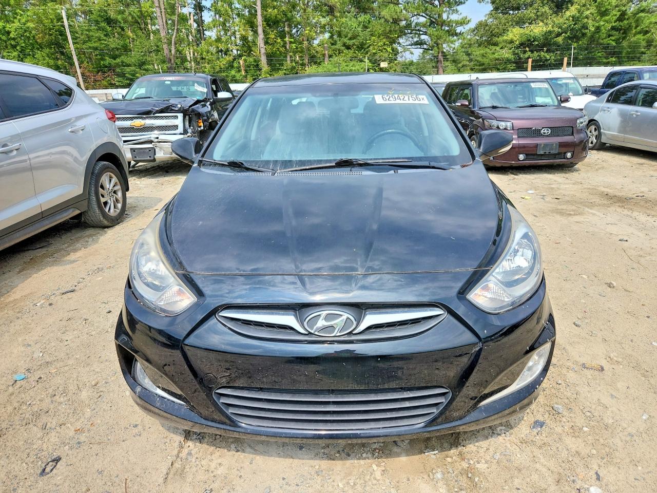 2013 Hyundai Accent Se Black vin: KMHCU5AE9DU133827