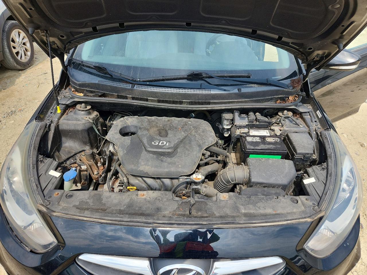 2013 Hyundai Accent Se Black vin: KMHCU5AE9DU133827